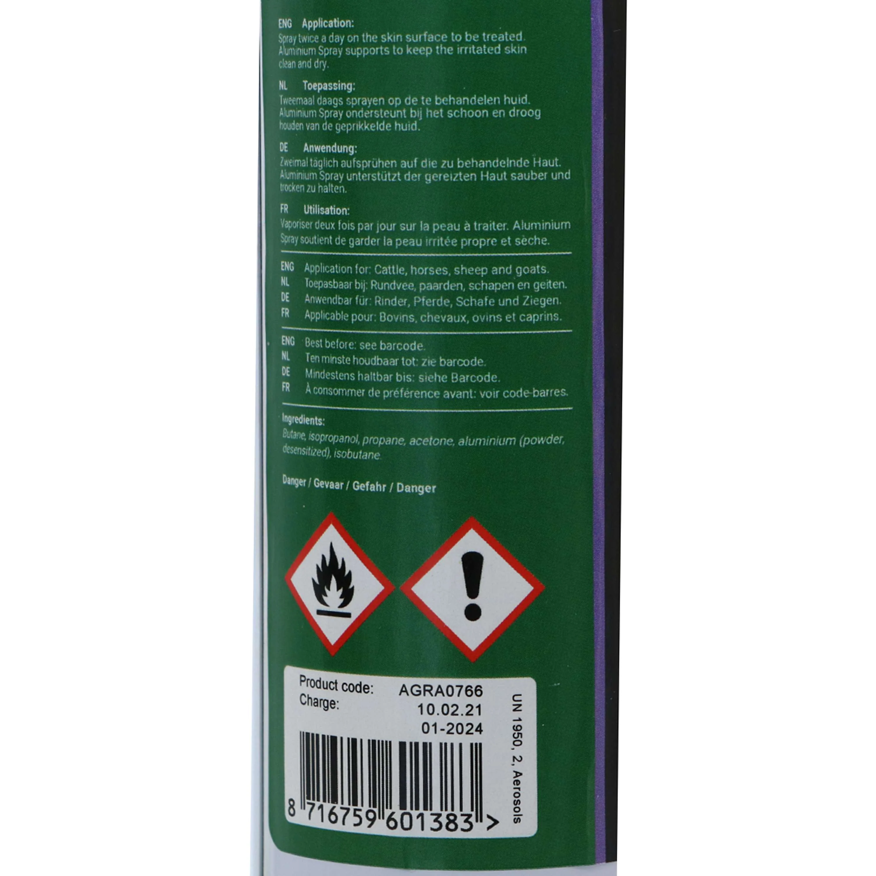 Agradi Horse Aluminiumspray Für Alle Tiere - Image 3