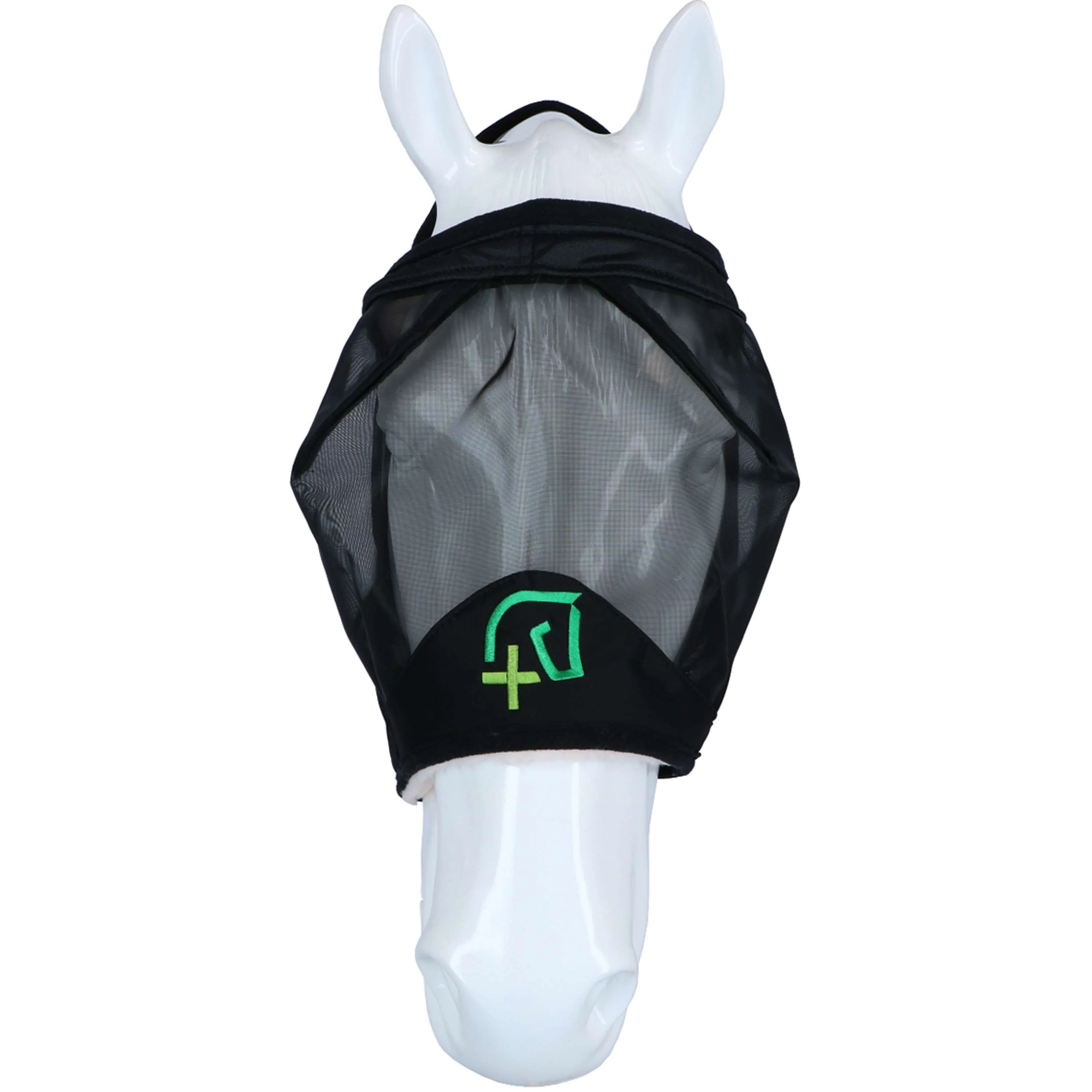 Agradi Horse Fliegenmaske Fine Mesh Ohne Ohren Schwarz - Image 2
