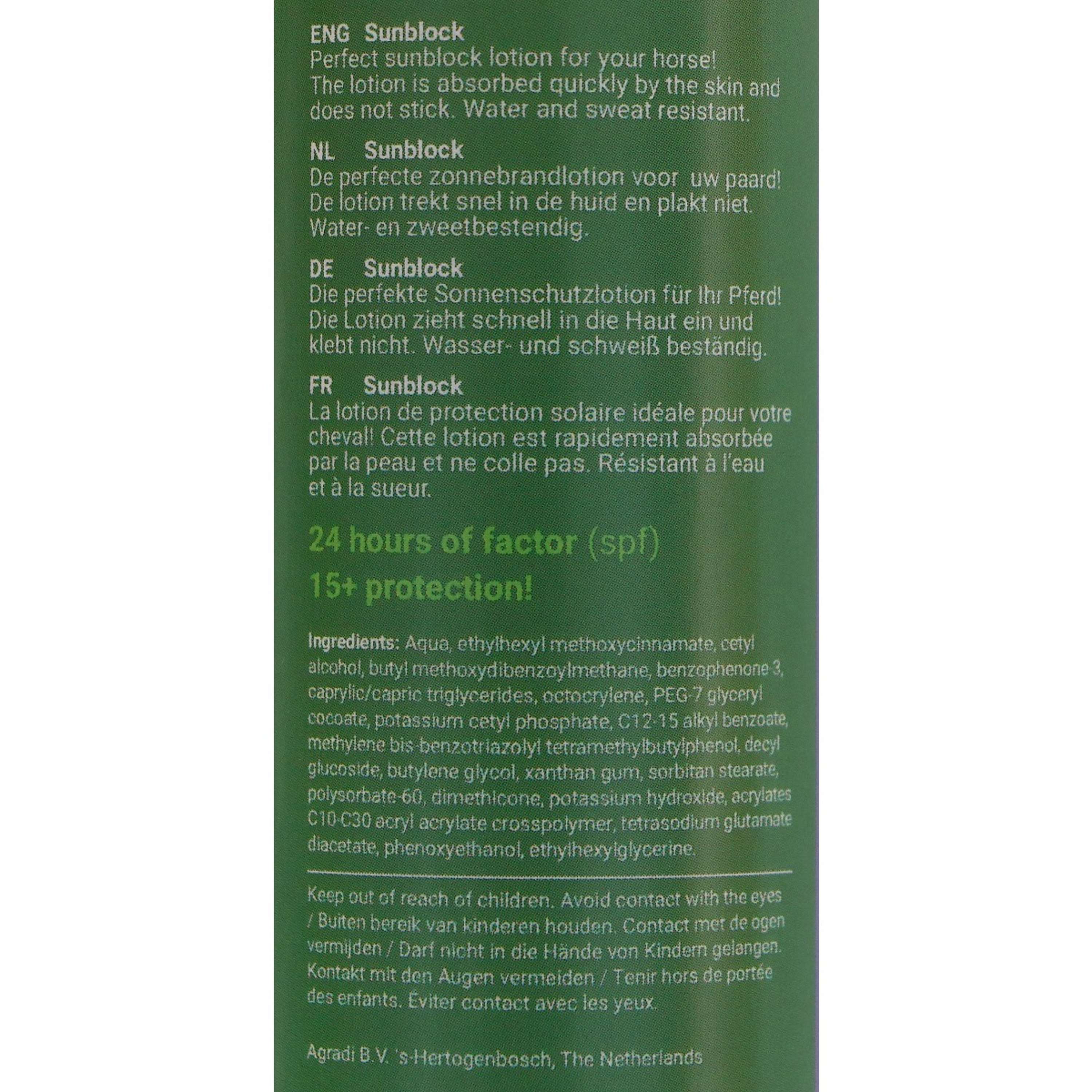 Agradi Horse Sunblock Lotion 200ml - Image 4