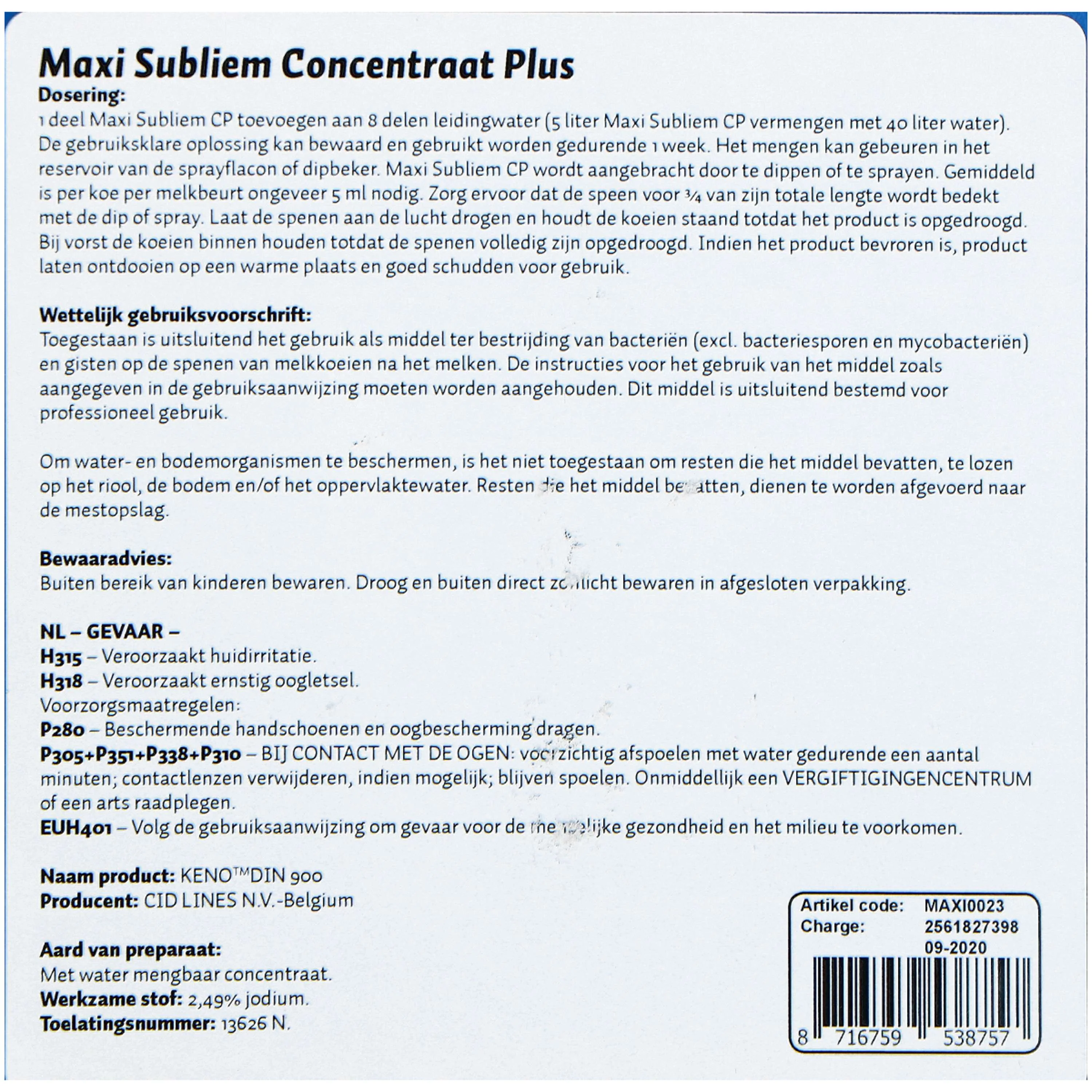 Excellent Maxi Subliem CP 1 op 8 - Image 4