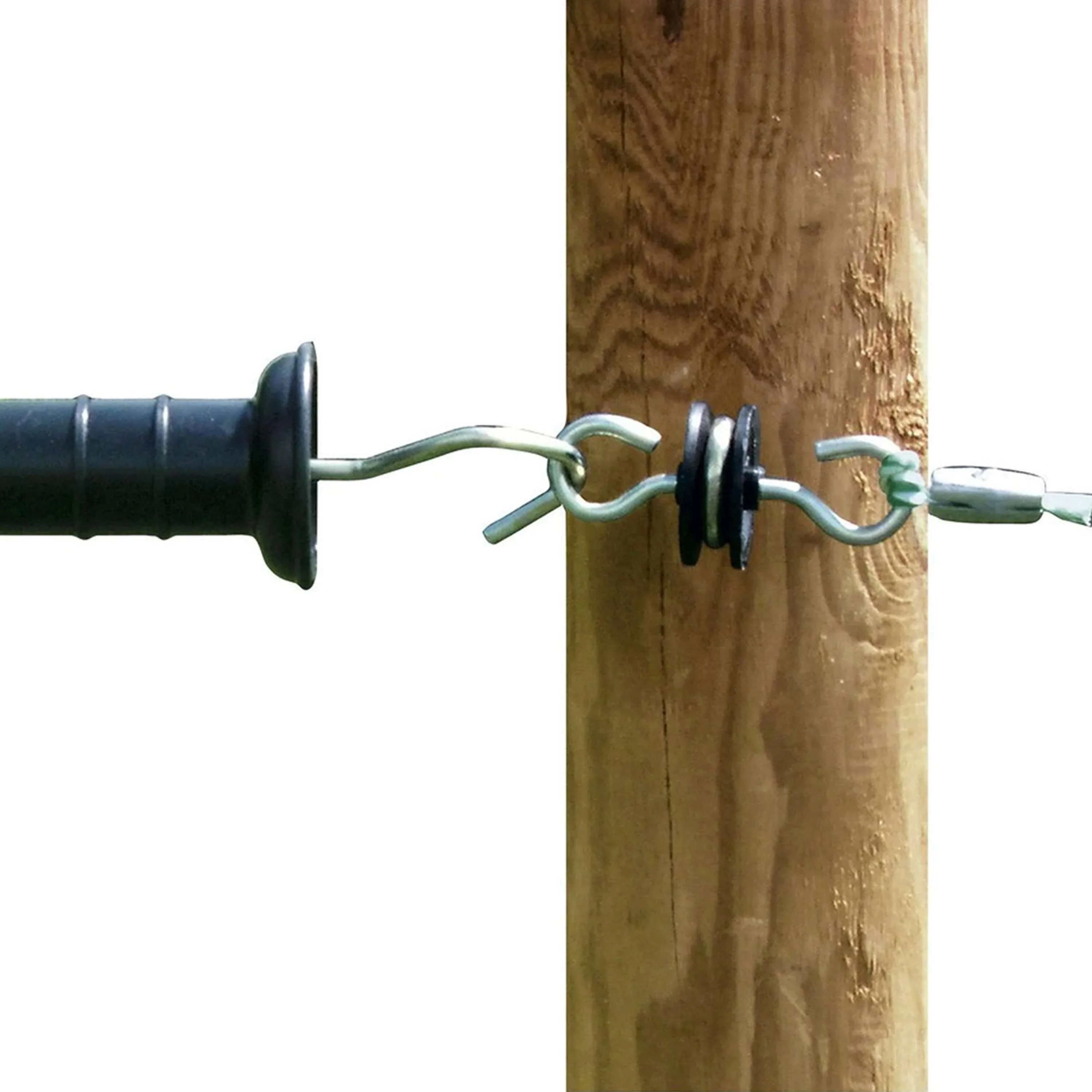 Agradi Power Torgriff Insulator Galvanised 2 Haken - Image 5