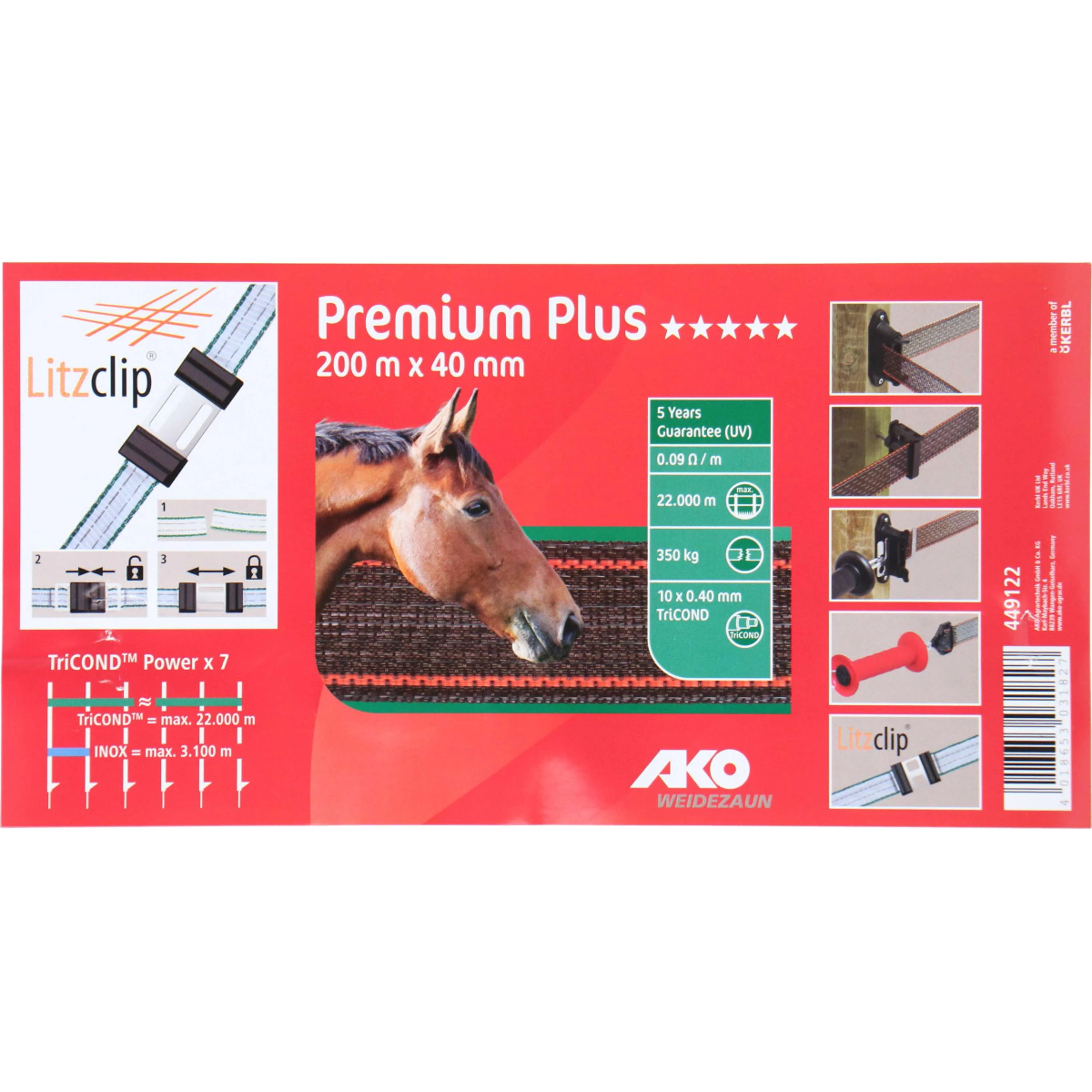 Ako Band Premium Plus Braun/Orange - Image 6