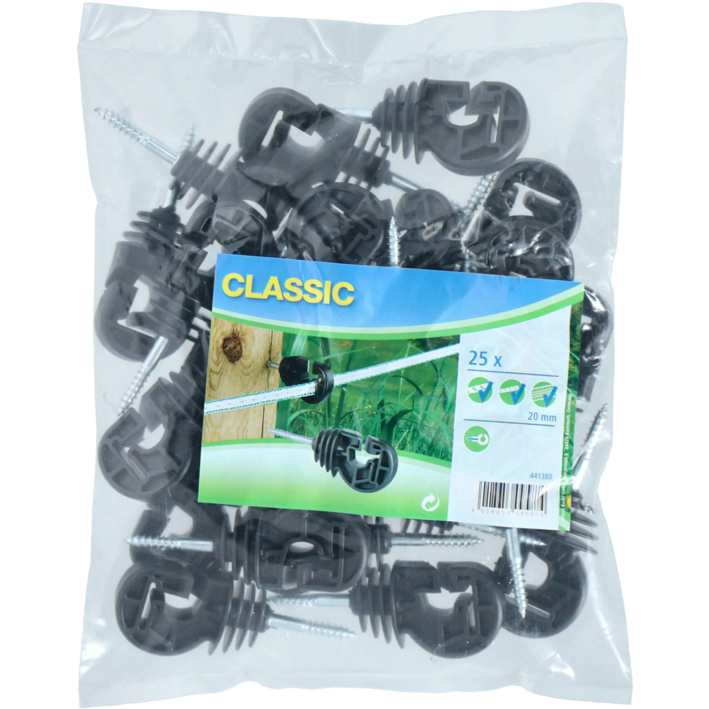 Ako Premium Kombi Ringisolator 25 Stück Schwarz - Image 2