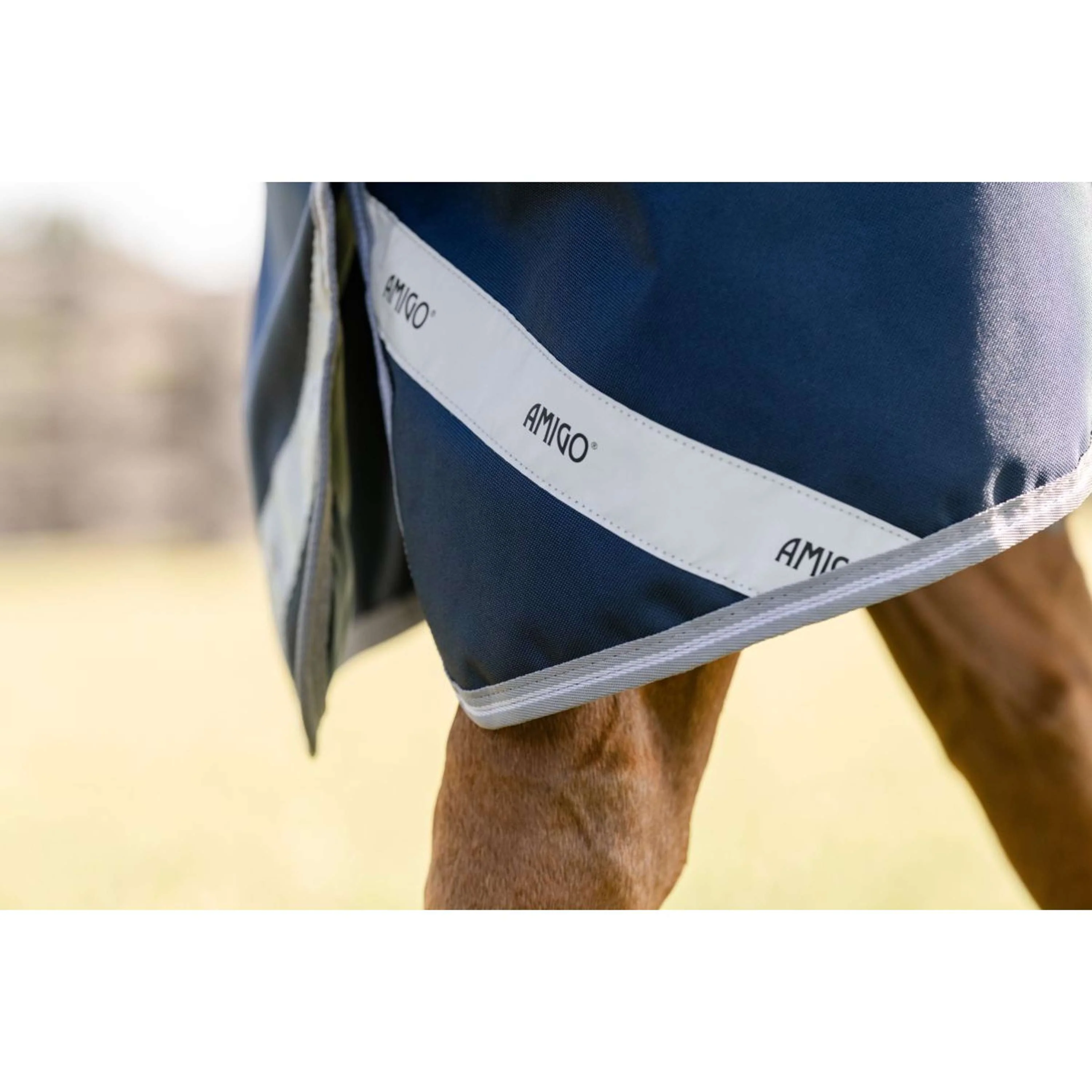 Amigo Turnout Bravo 100g Navy/Titanium Grey - Image 5
