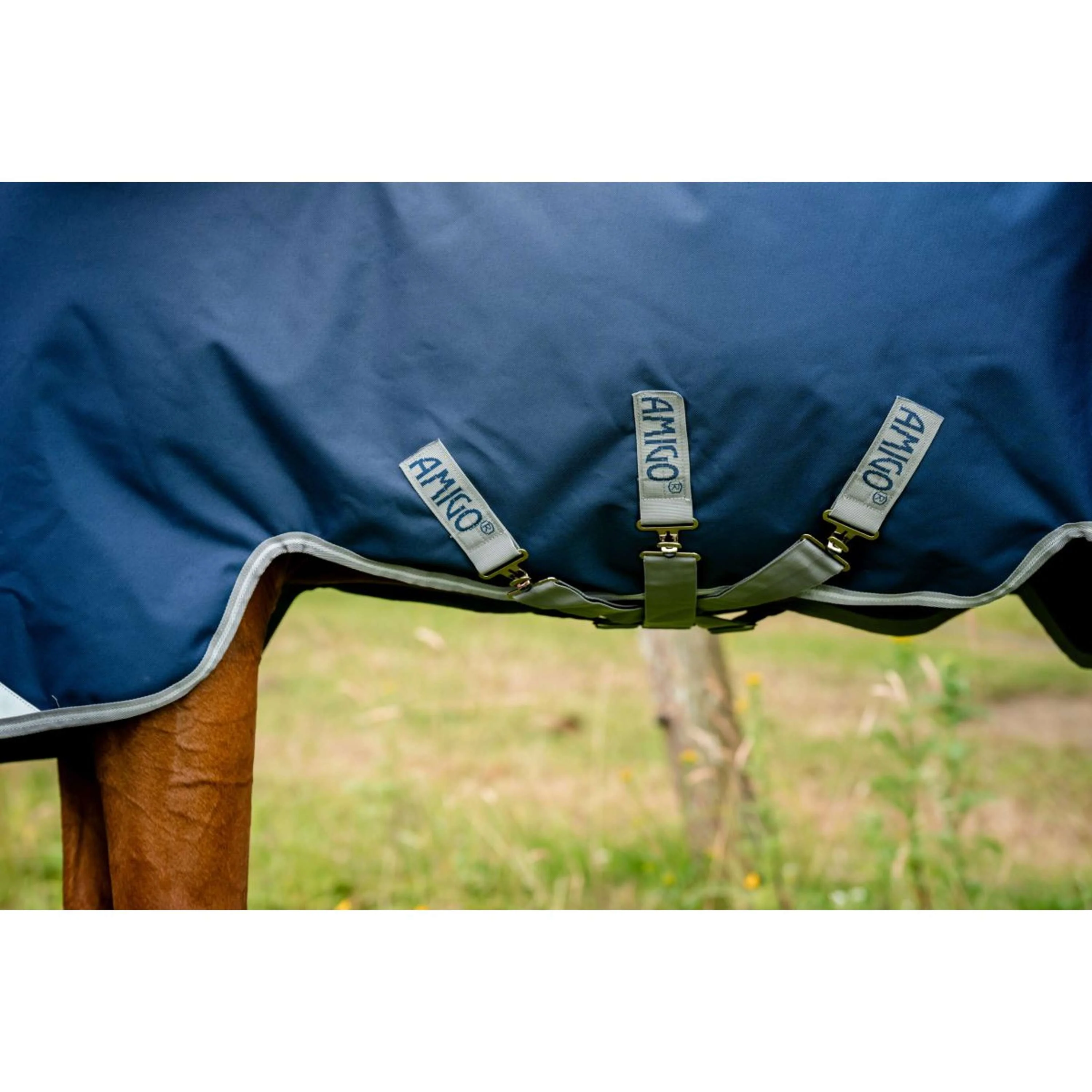 Amigo Turnout Bravo 100g Navy/Titanium Grey - Image 8