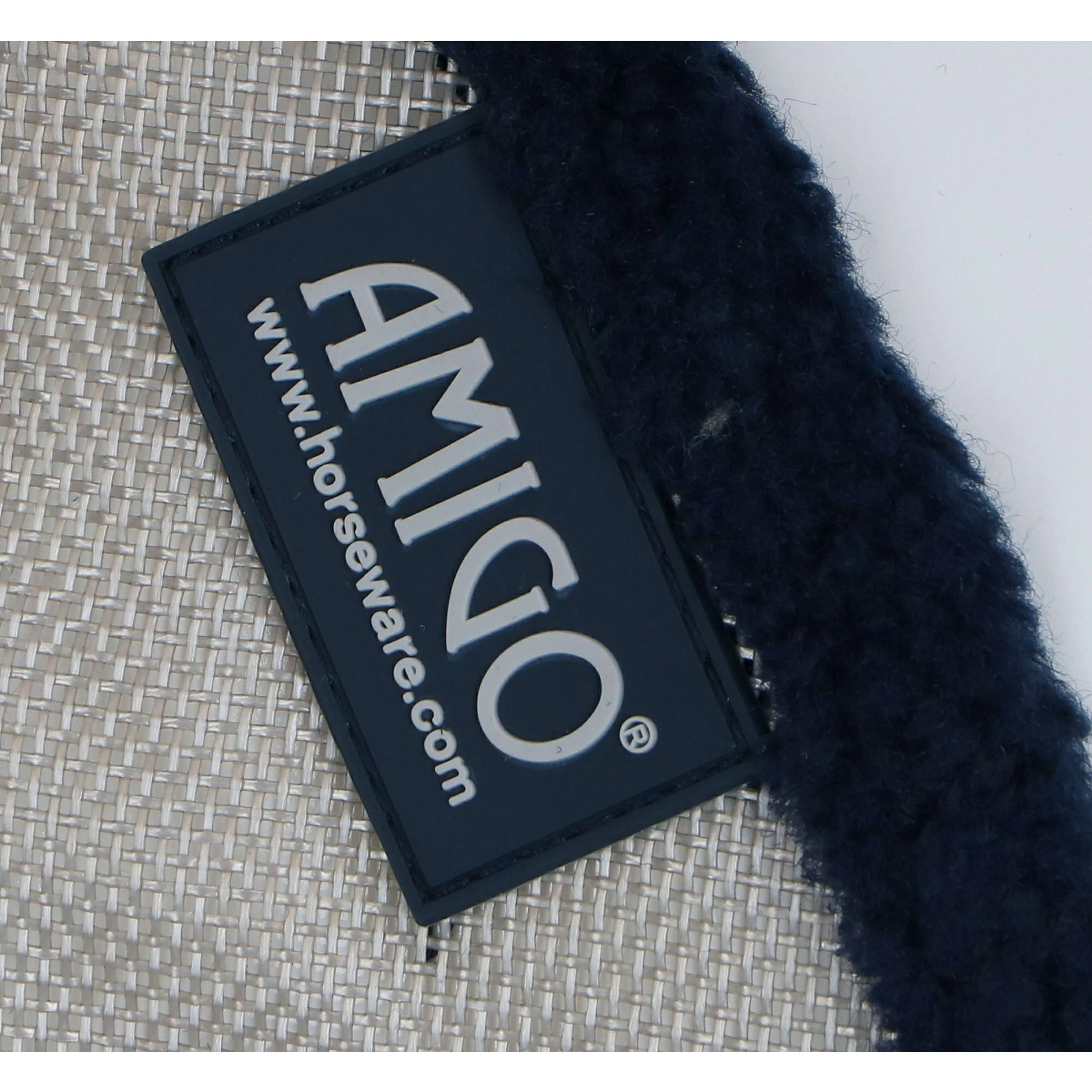 Amigo Fliegenmaske Silber/Navy - Image 5