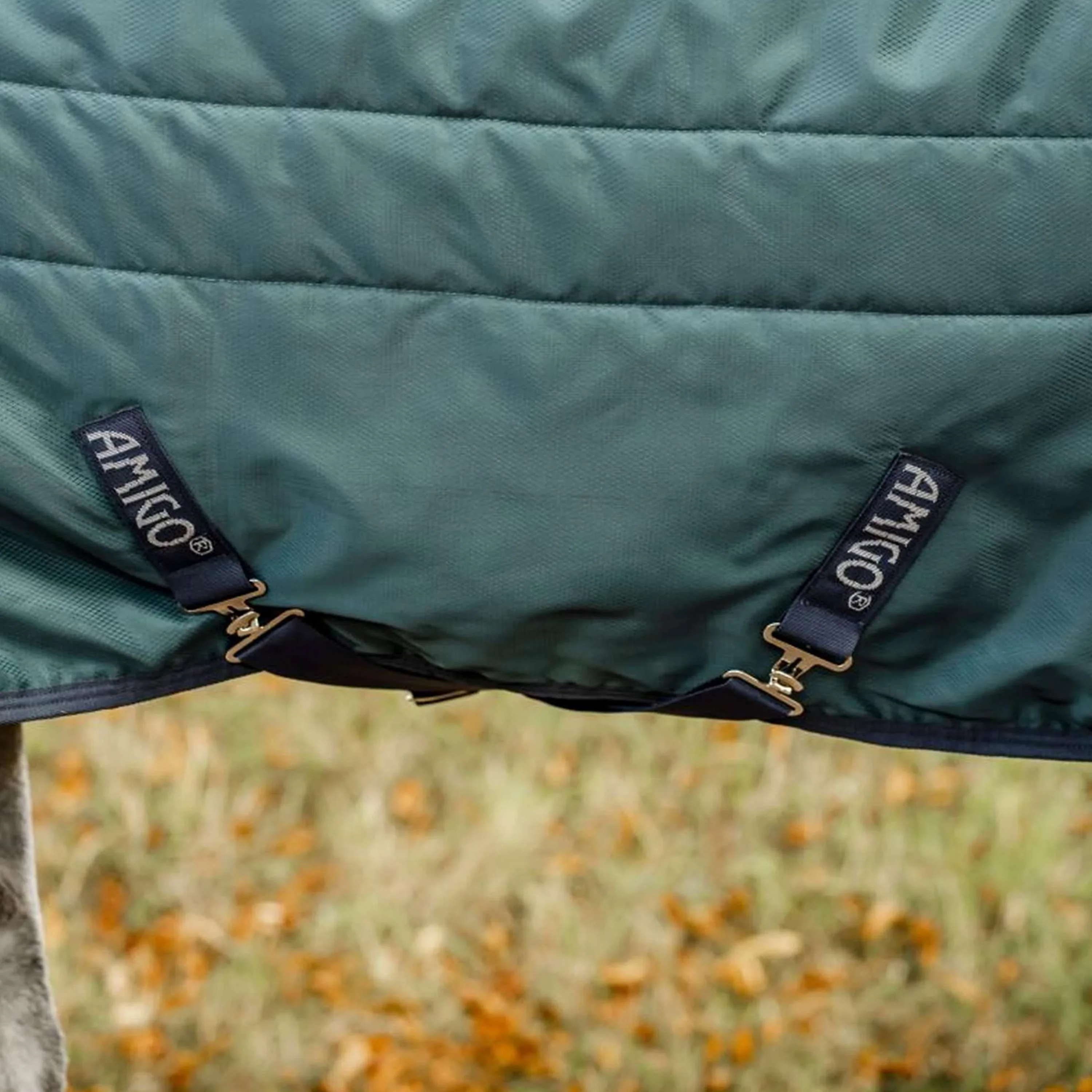 Amigo Ripstop Insulator Stable 100g Dynasty Green/Navy/Silver - Image 7