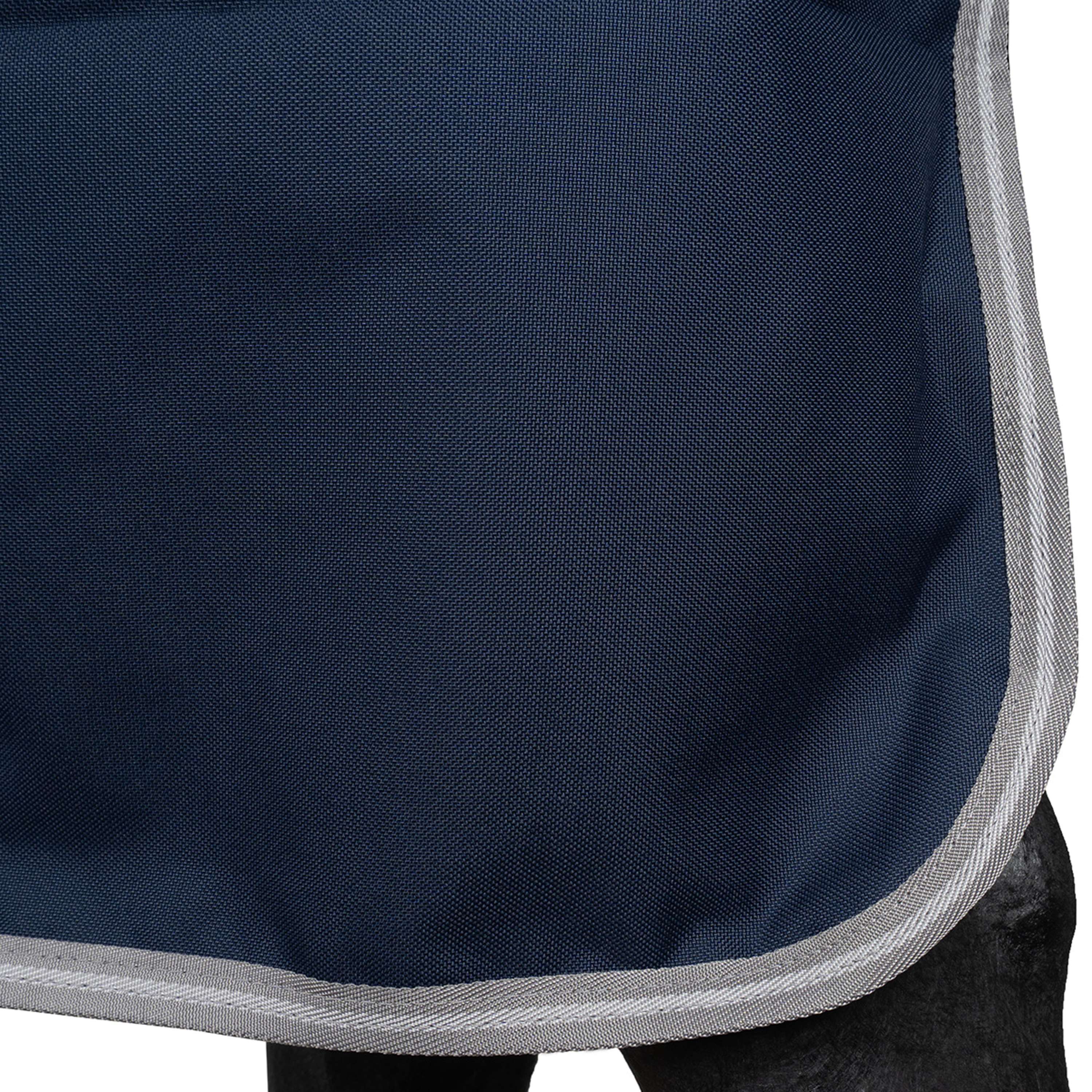 Amigo Turnout Rug Integrated 1200D 150g Navy/Titanium Grey/Silver - Image 12