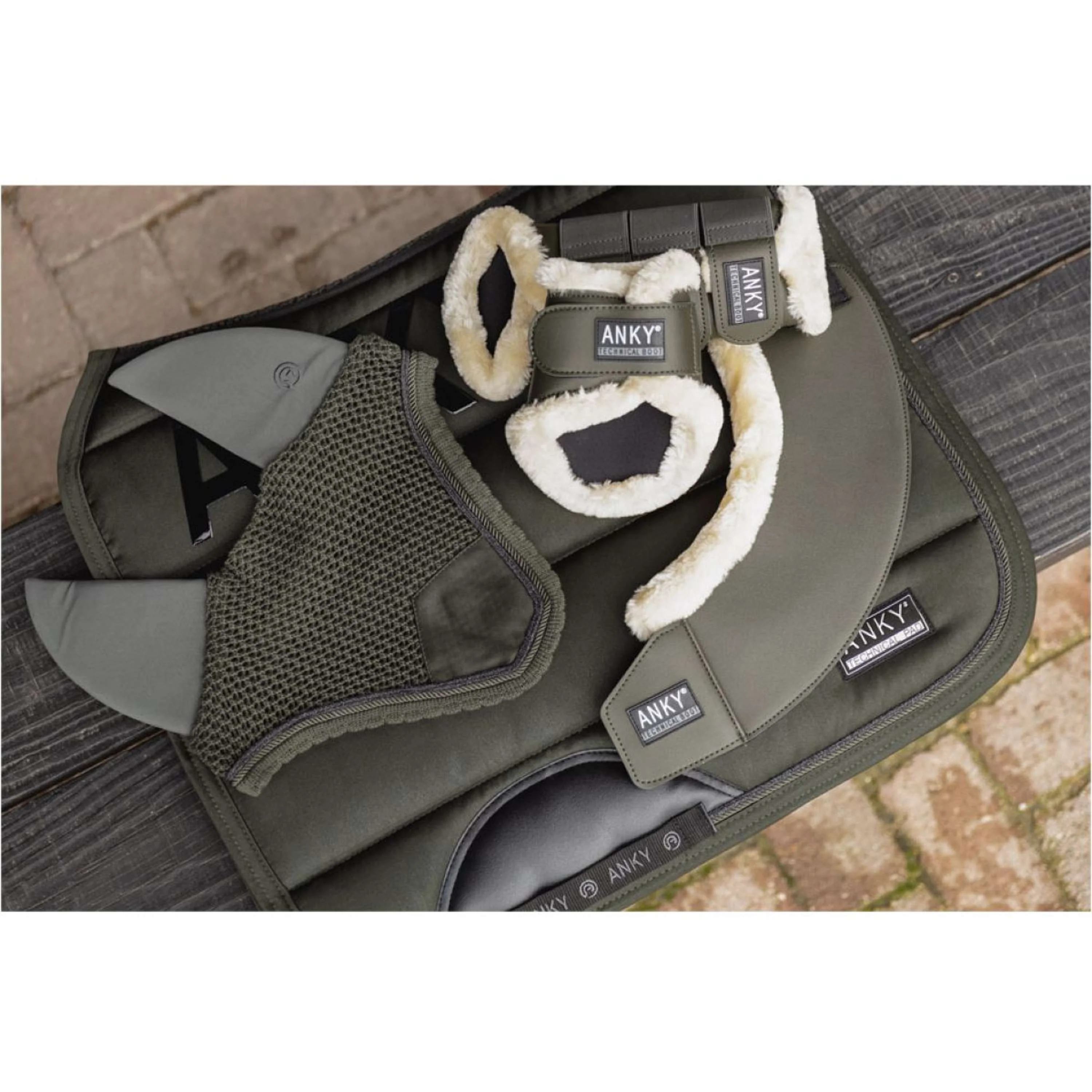 ANKY Flex-Trainer Active Gel Impact Dunkel Olivgrün - Image 5