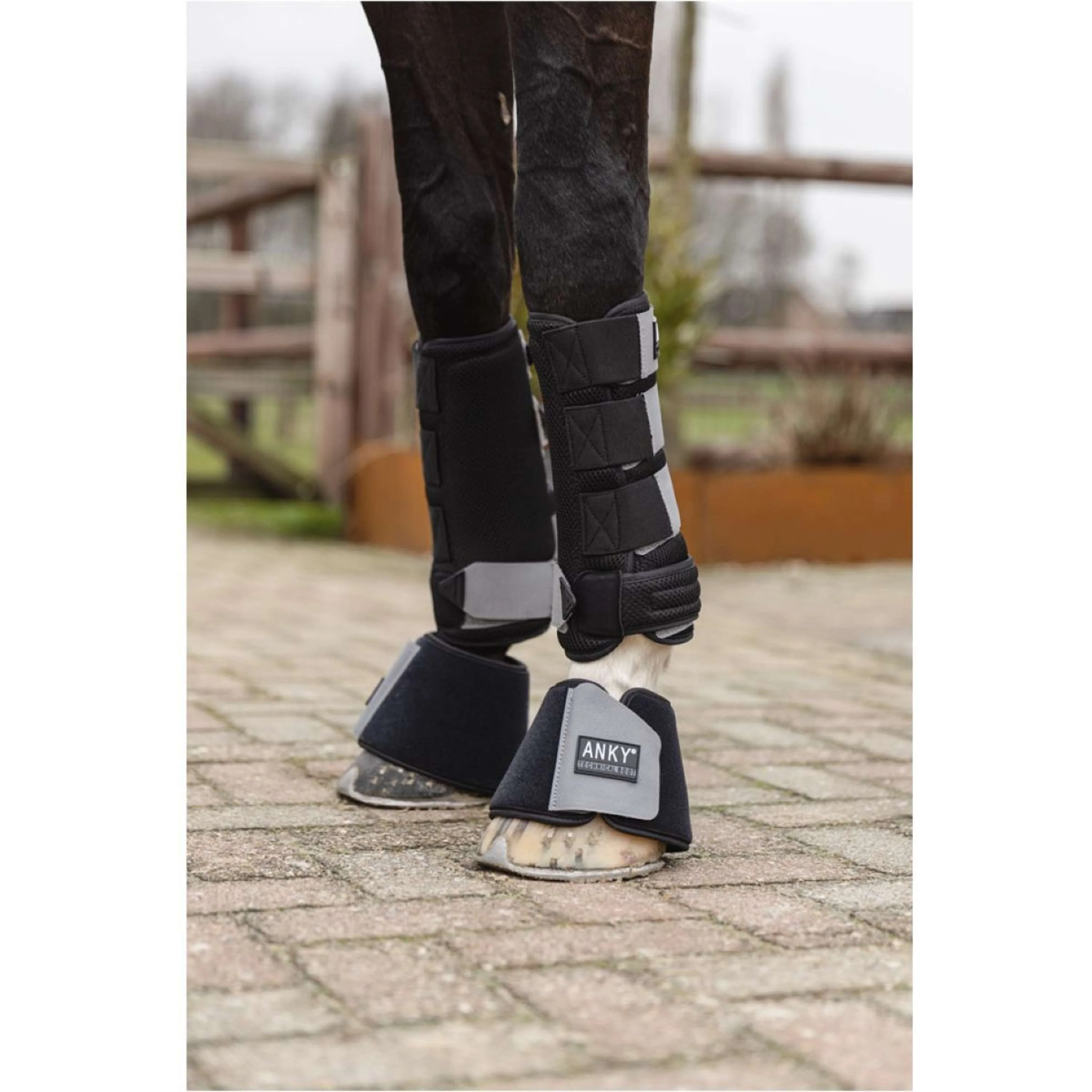 ANKY Hufglocken Neoprene Black/Steel Grey - Image 3