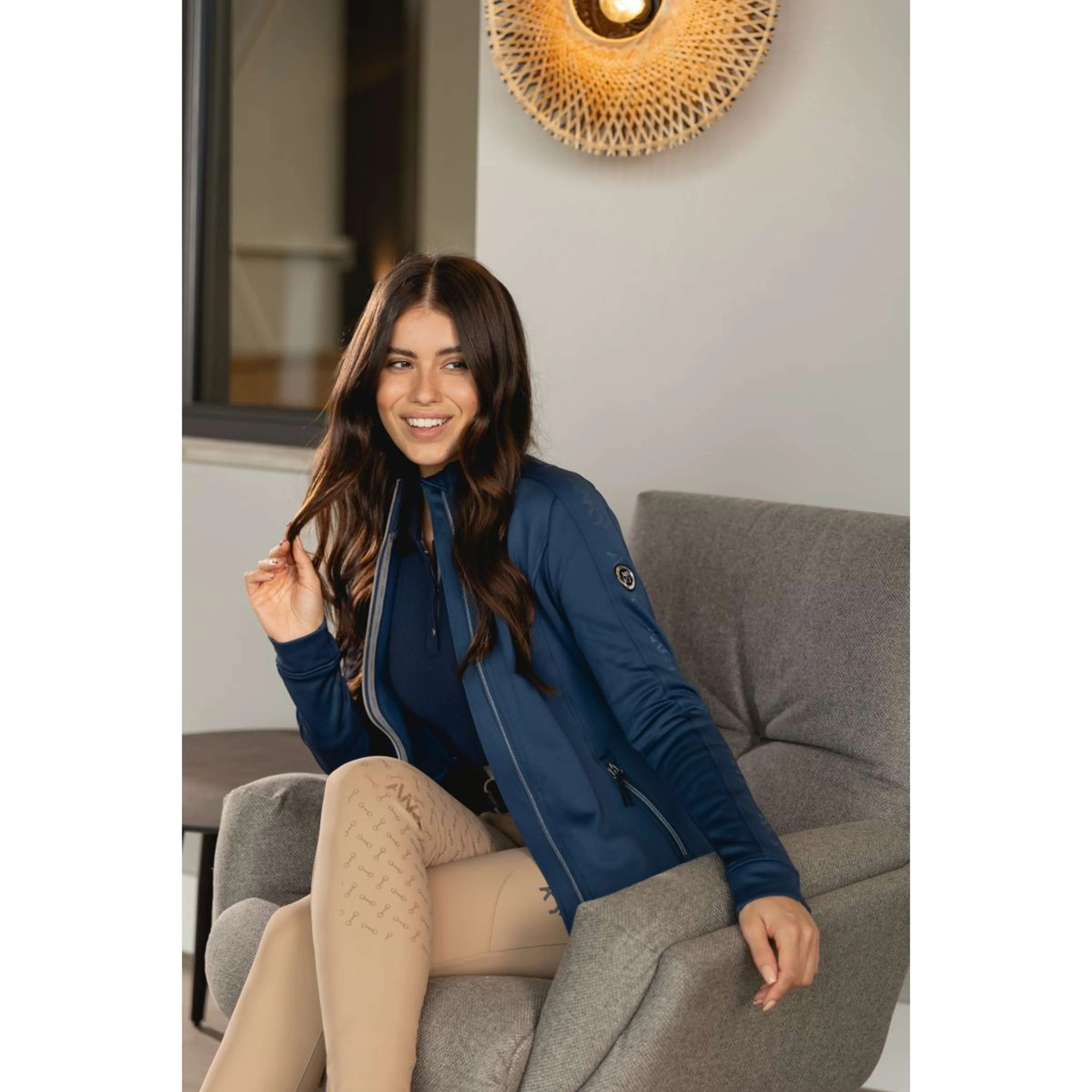 ANKY Jacke AW25 Tech Active Insignia Blue - Image 6