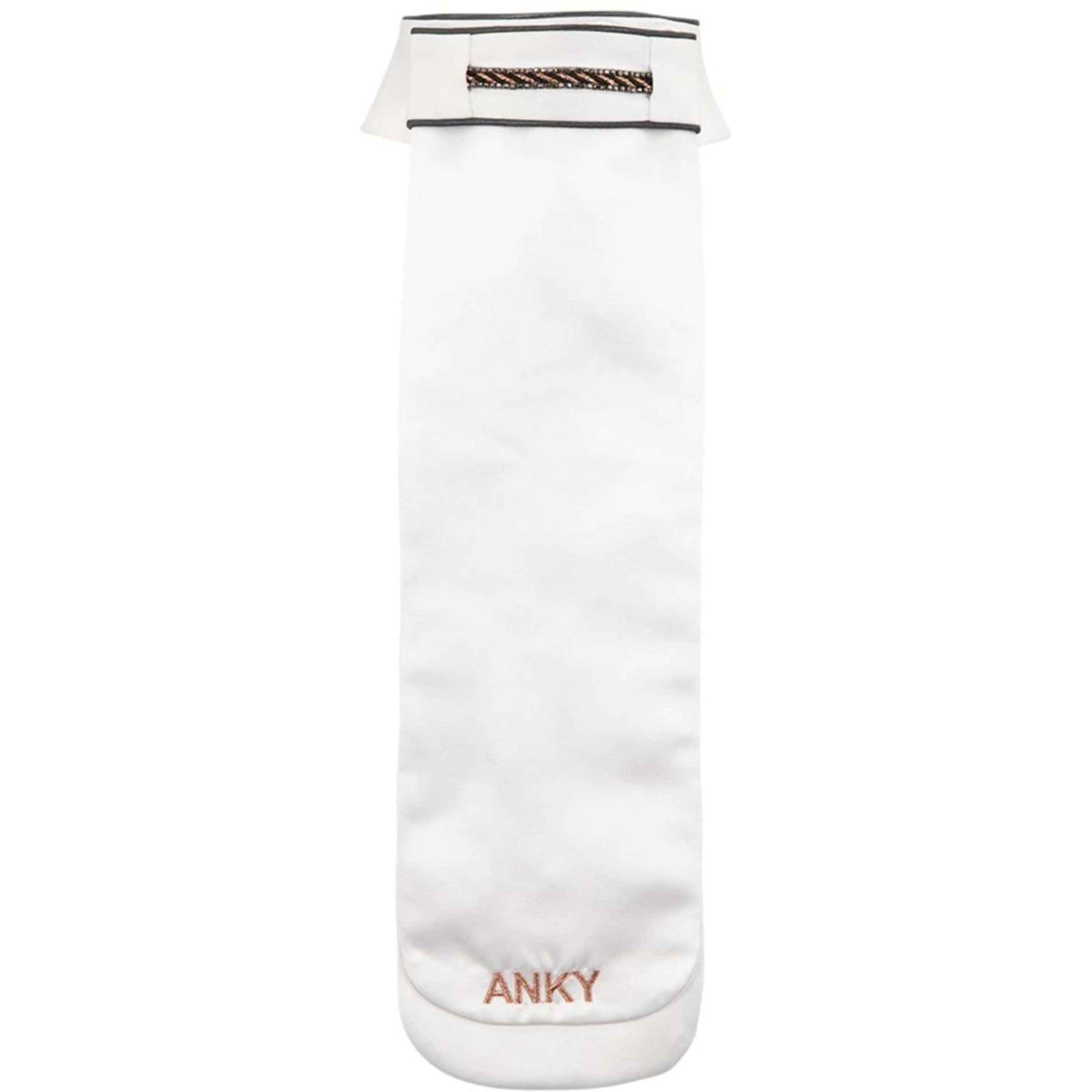 ANKY Plastron Multi-Fit Abnehmbare Kragen Weiß/Grau - Image 9