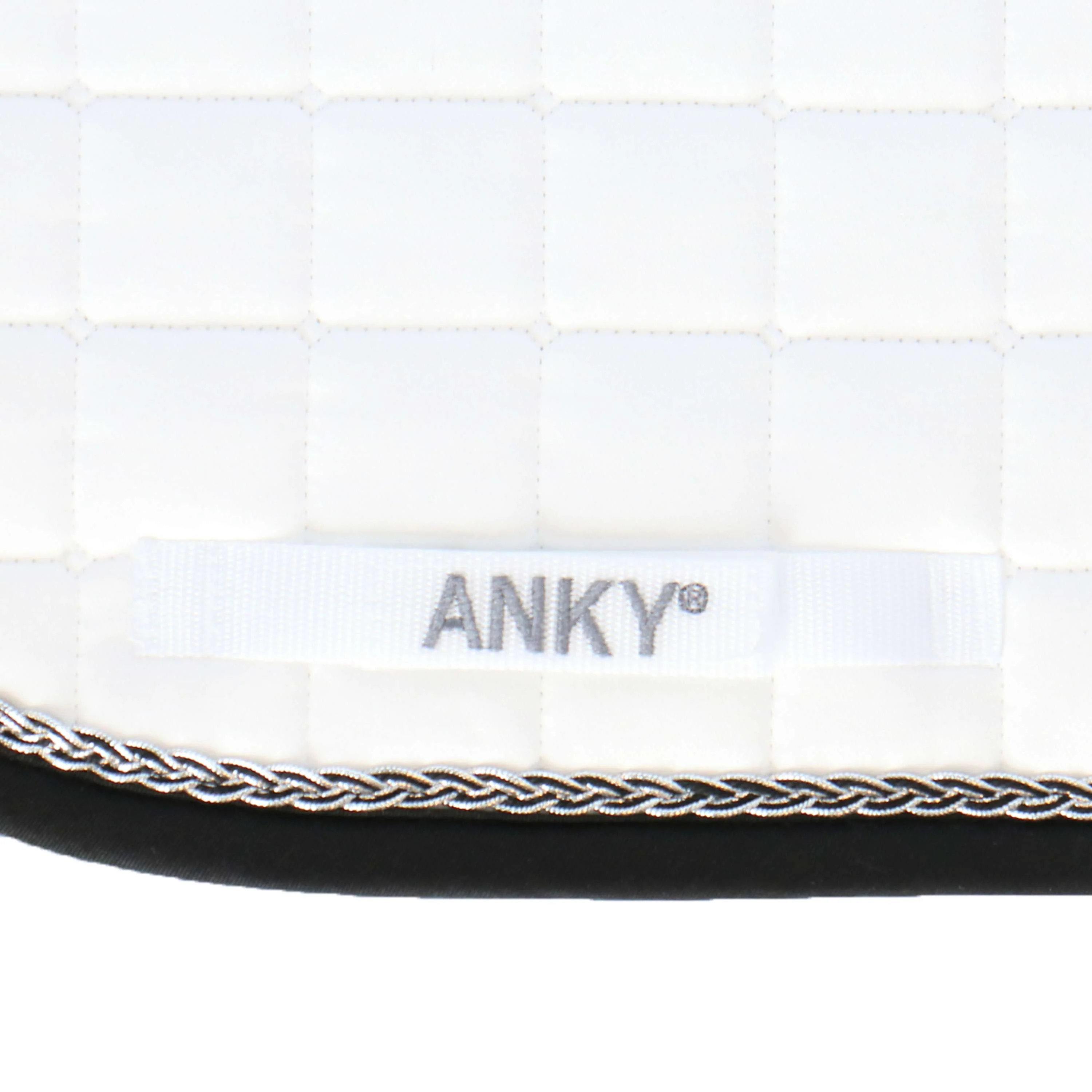 ANKY Schabracke Braided C-Wear Dressur Weiß/Schwarz - Image 3