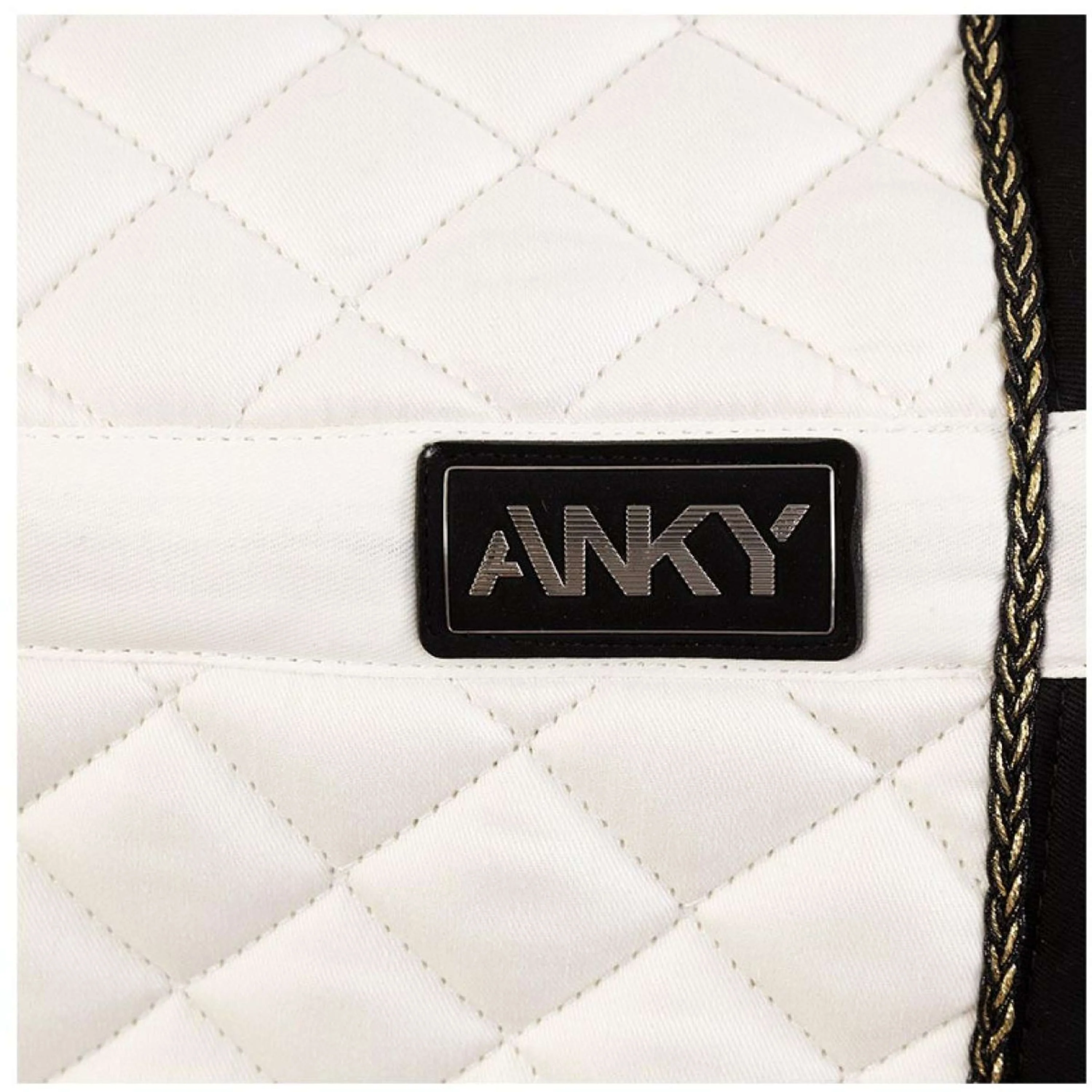 ANKY Schabracke Presence XB25005 Dressur Weiß/Schwarz - Image 3