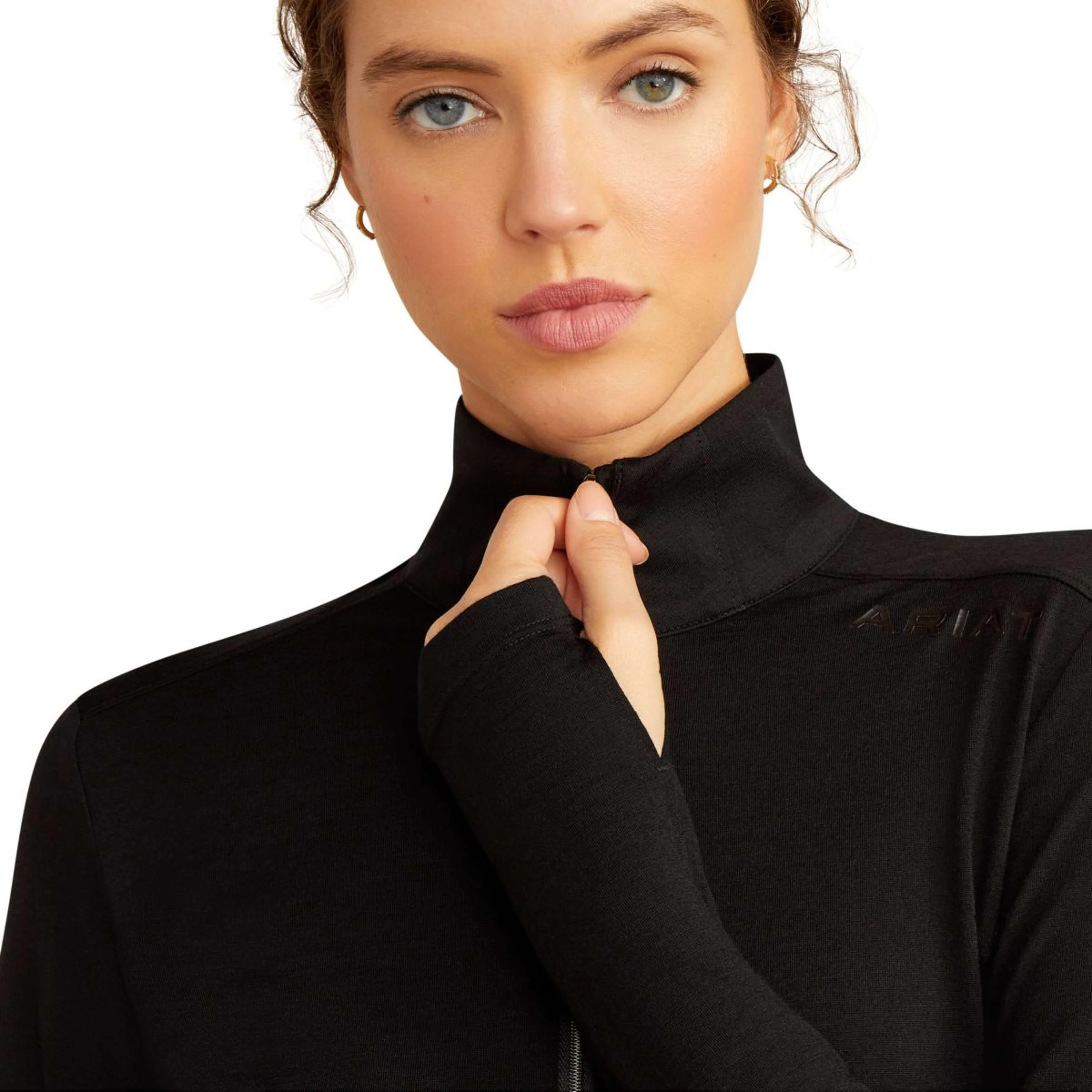 Ariat Baselayer Cheviot Damen Schwarz - Image 4