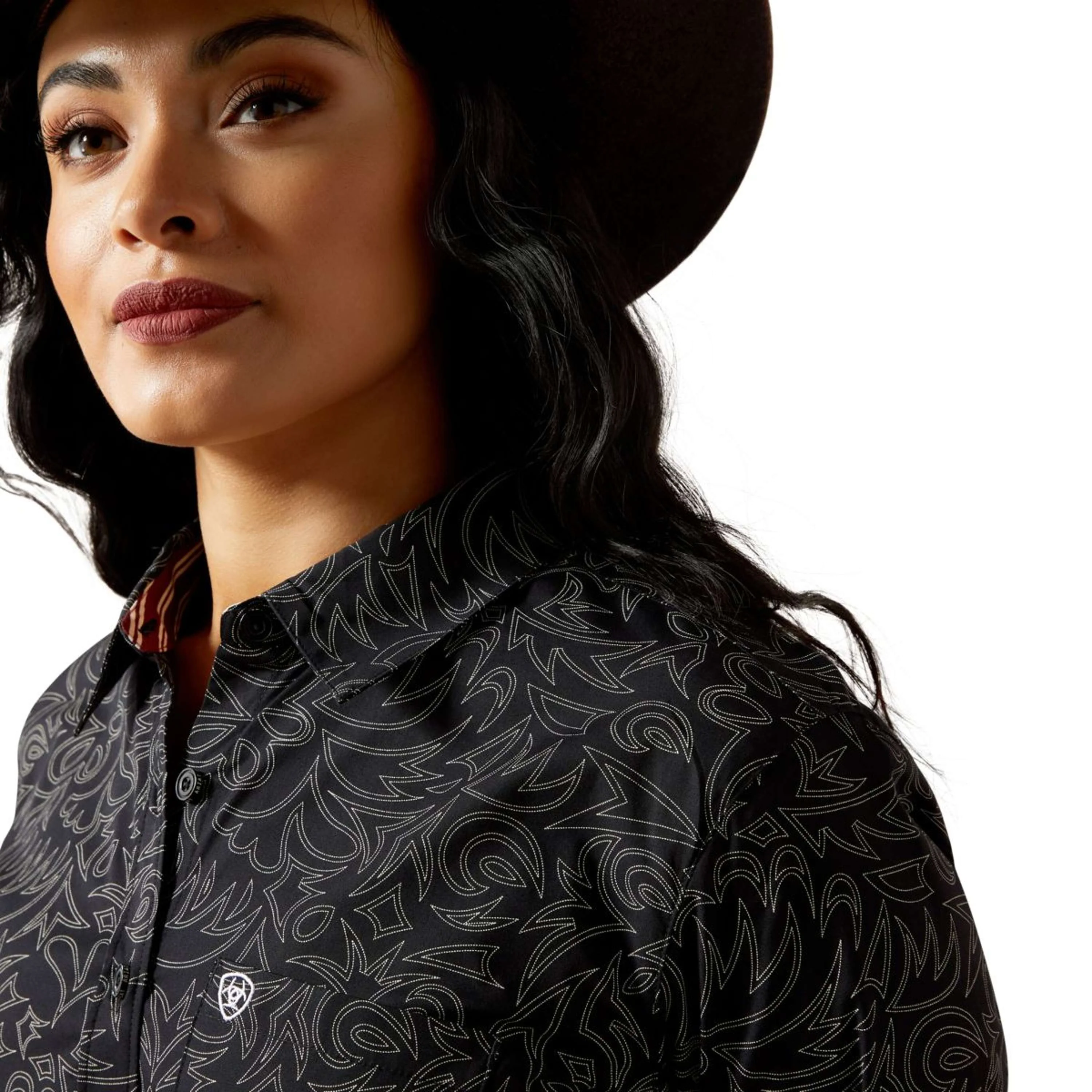 Ariat Bluse Kirby Damen Schwarz - Image 7