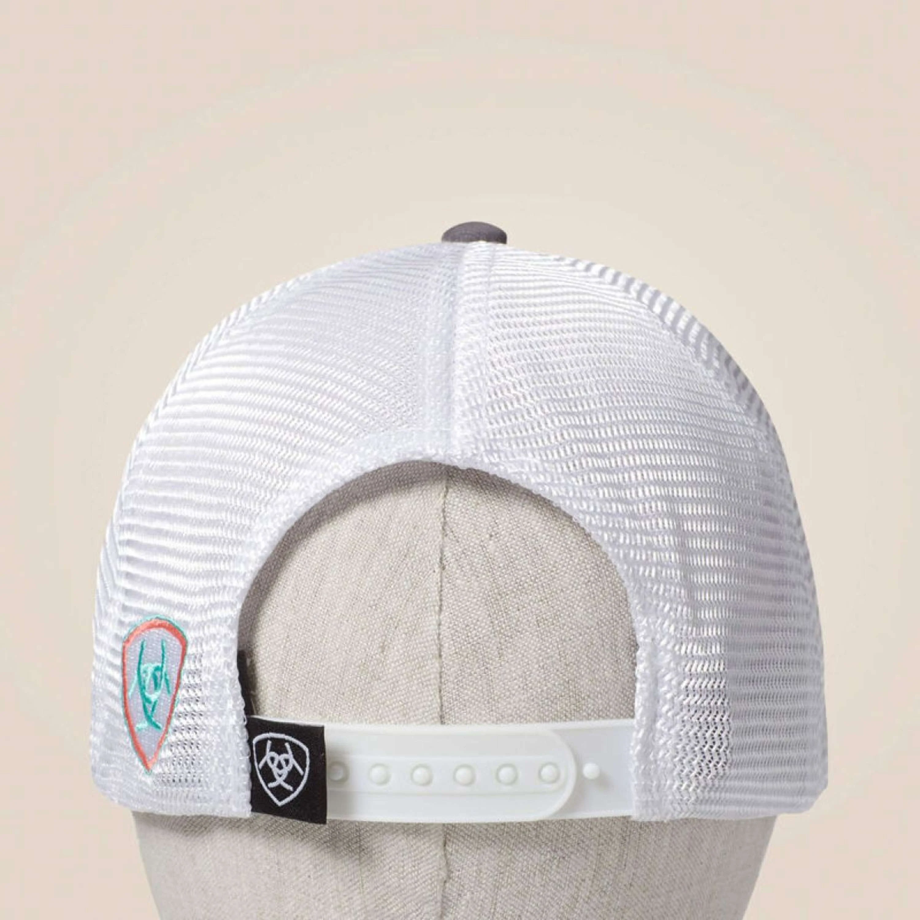 Ariat Cap Aztec Logo Grau - Image 2