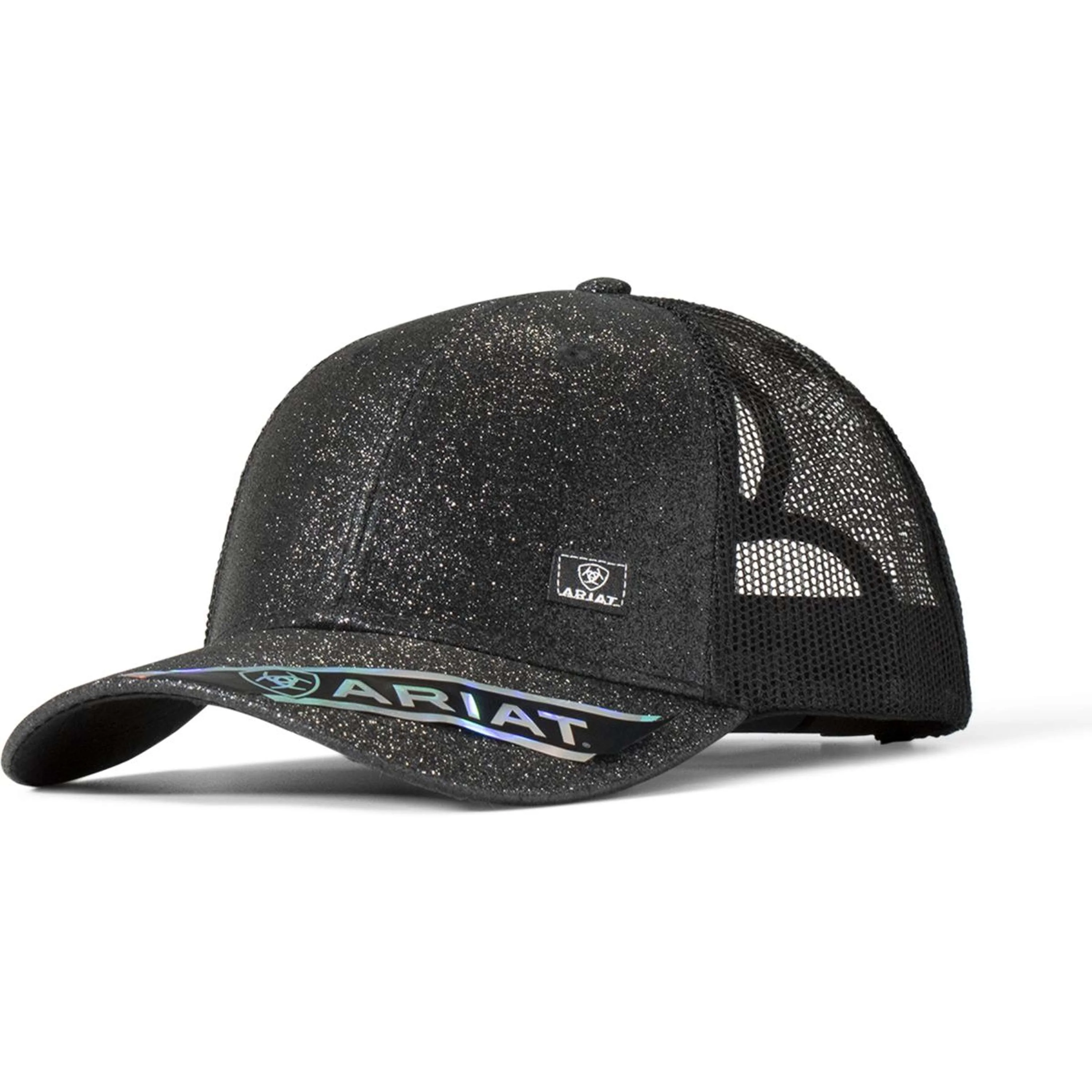 Ariat Cap Messy Bun Glitter Schwarz
