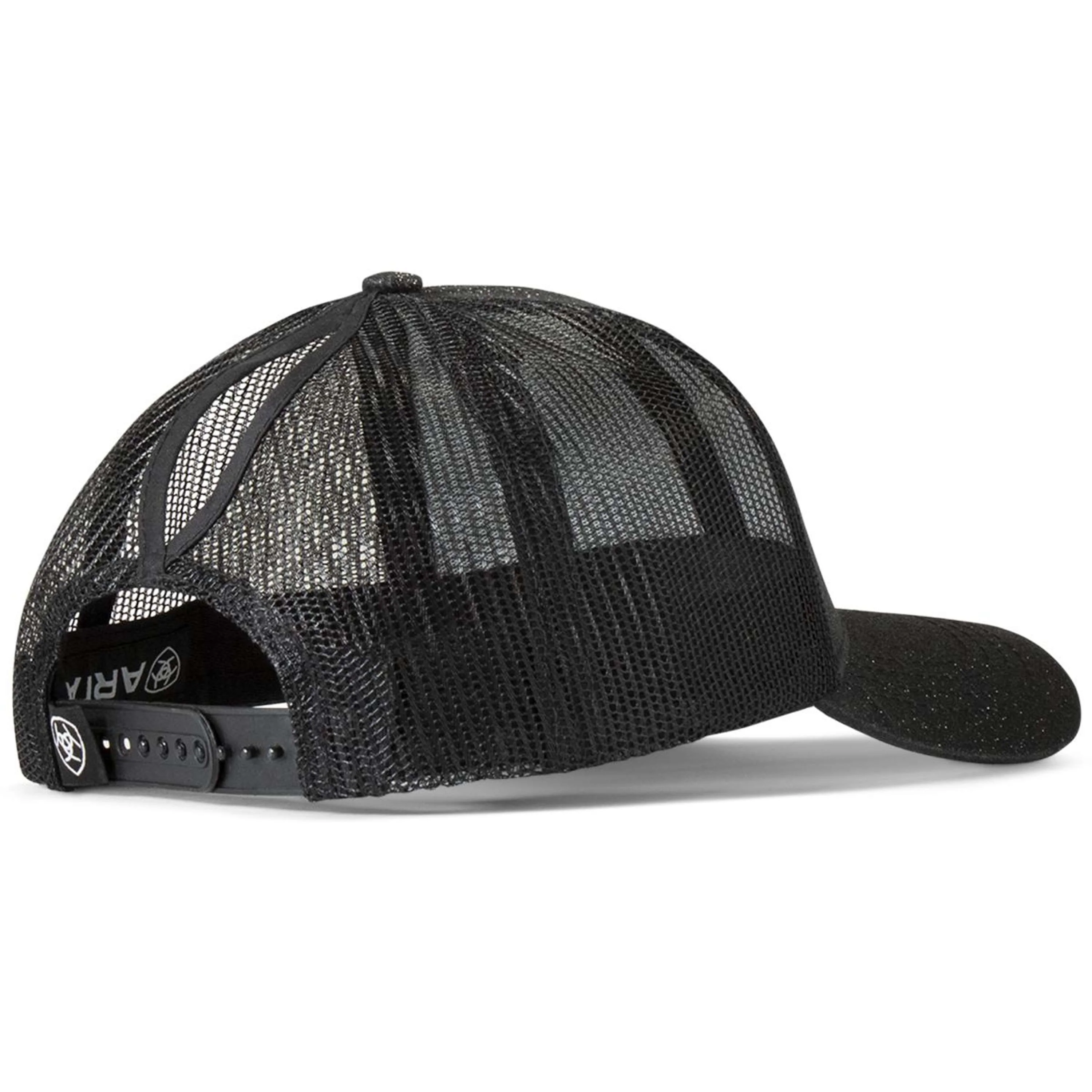 Ariat Cap Messy Bun Glitter Schwarz - Image 2