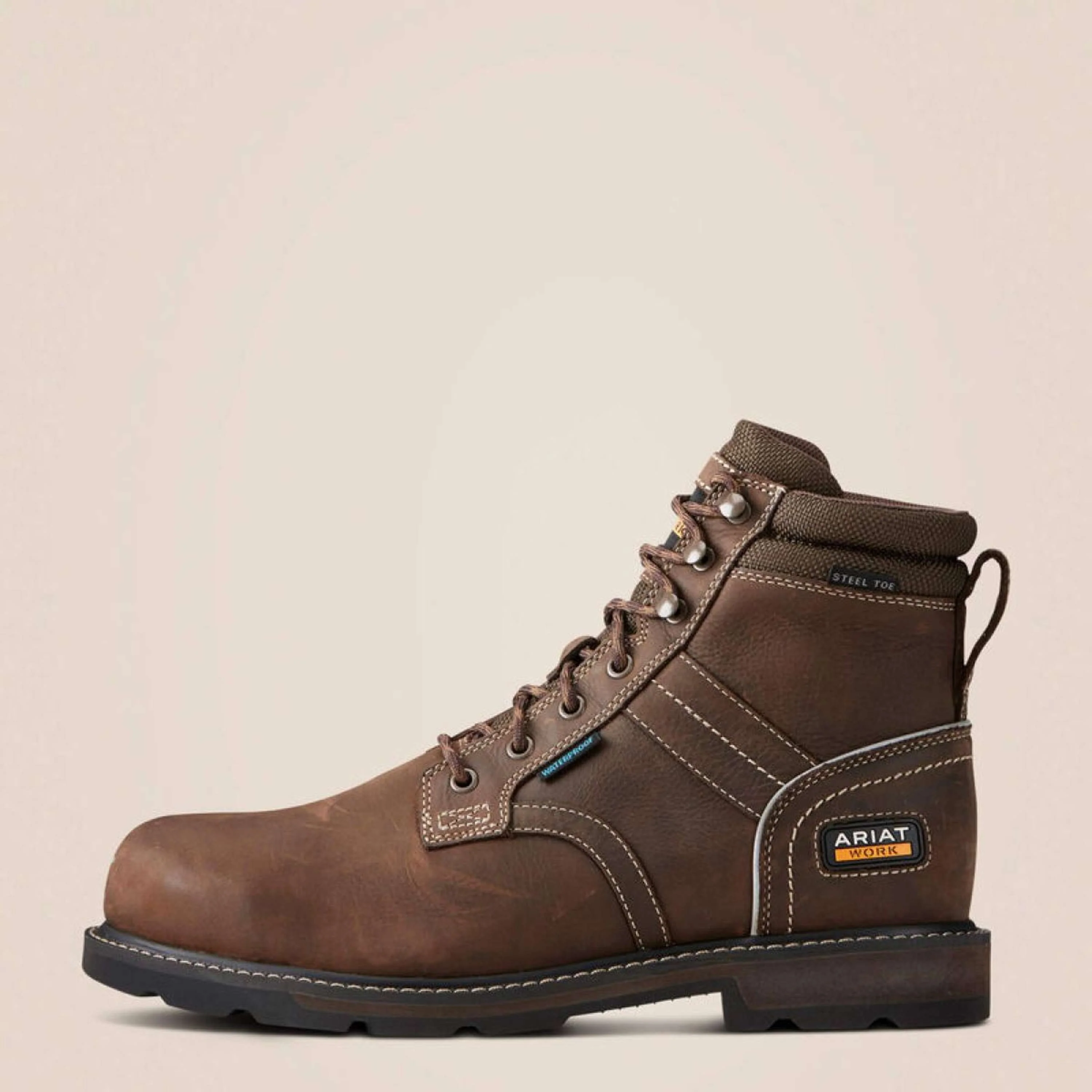Ariat Outdoorschuhe Groundbreaker Lace Steel Toe Waterproof Herren Dunkelbraun - Image 2