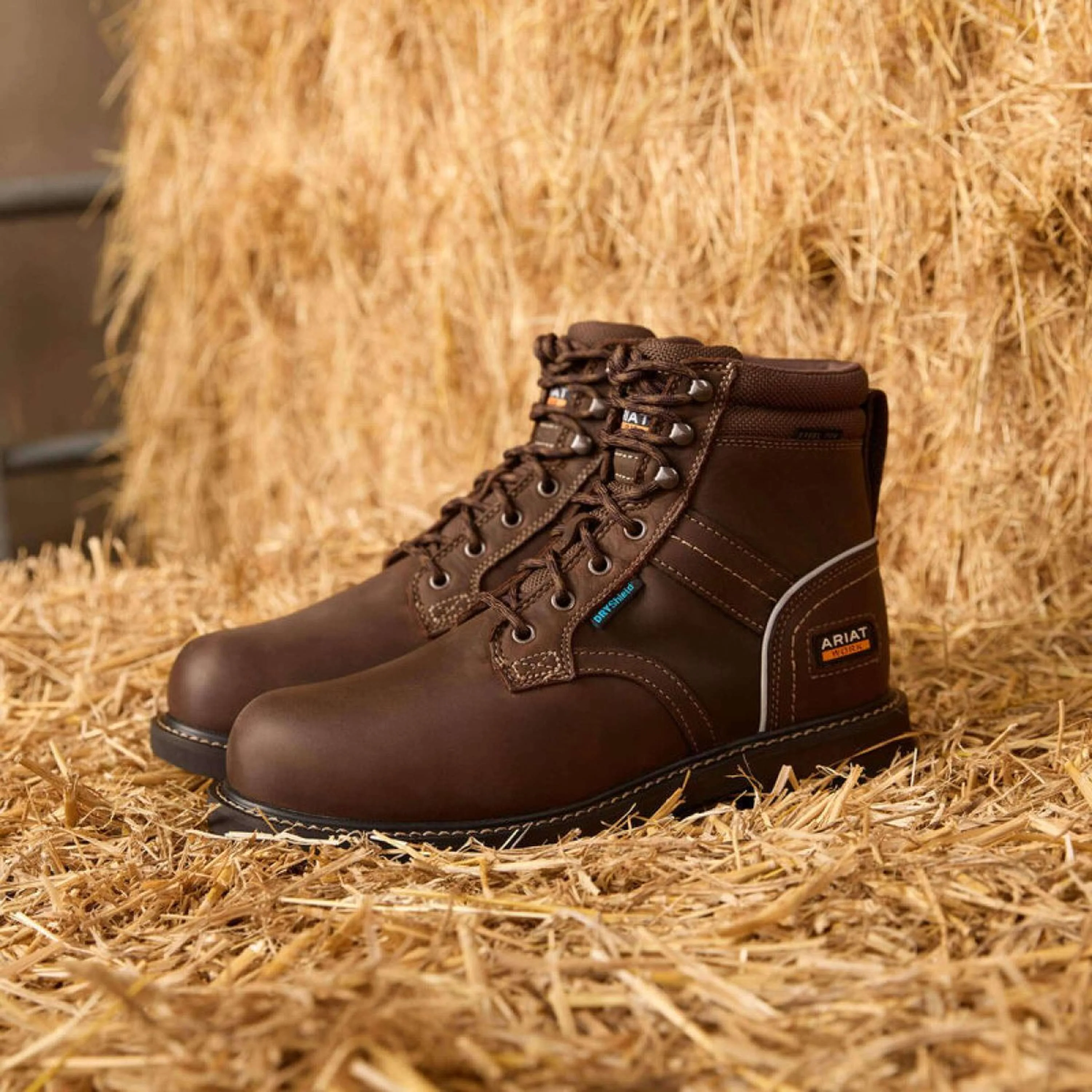 Ariat Outdoorschuhe Groundbreaker Lace Steel Toe Waterproof Herren Dunkelbraun - Image 6