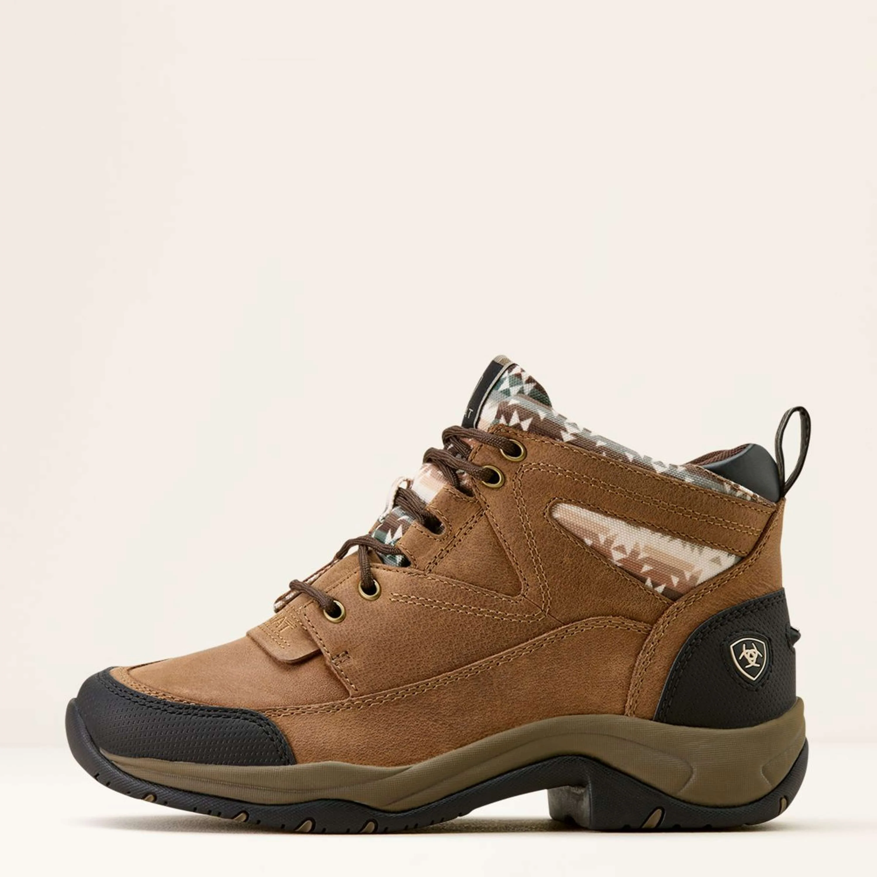 Ariat Stallschuhe Terrain Damen Dark Tan/Natural Southwest Print - Image 2
