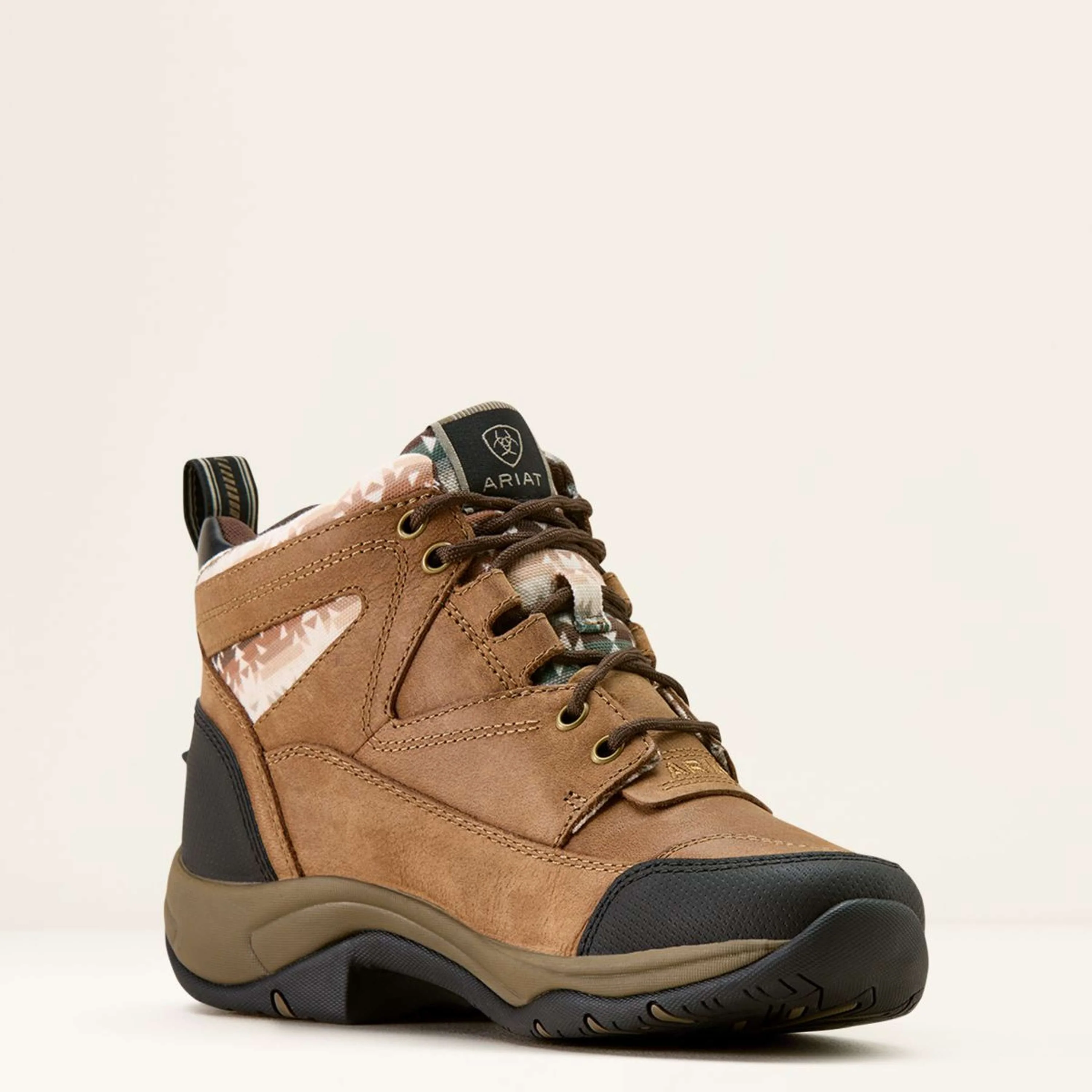Ariat Stallschuhe Terrain Damen Dark Tan/Natural Southwest Print - Image 4