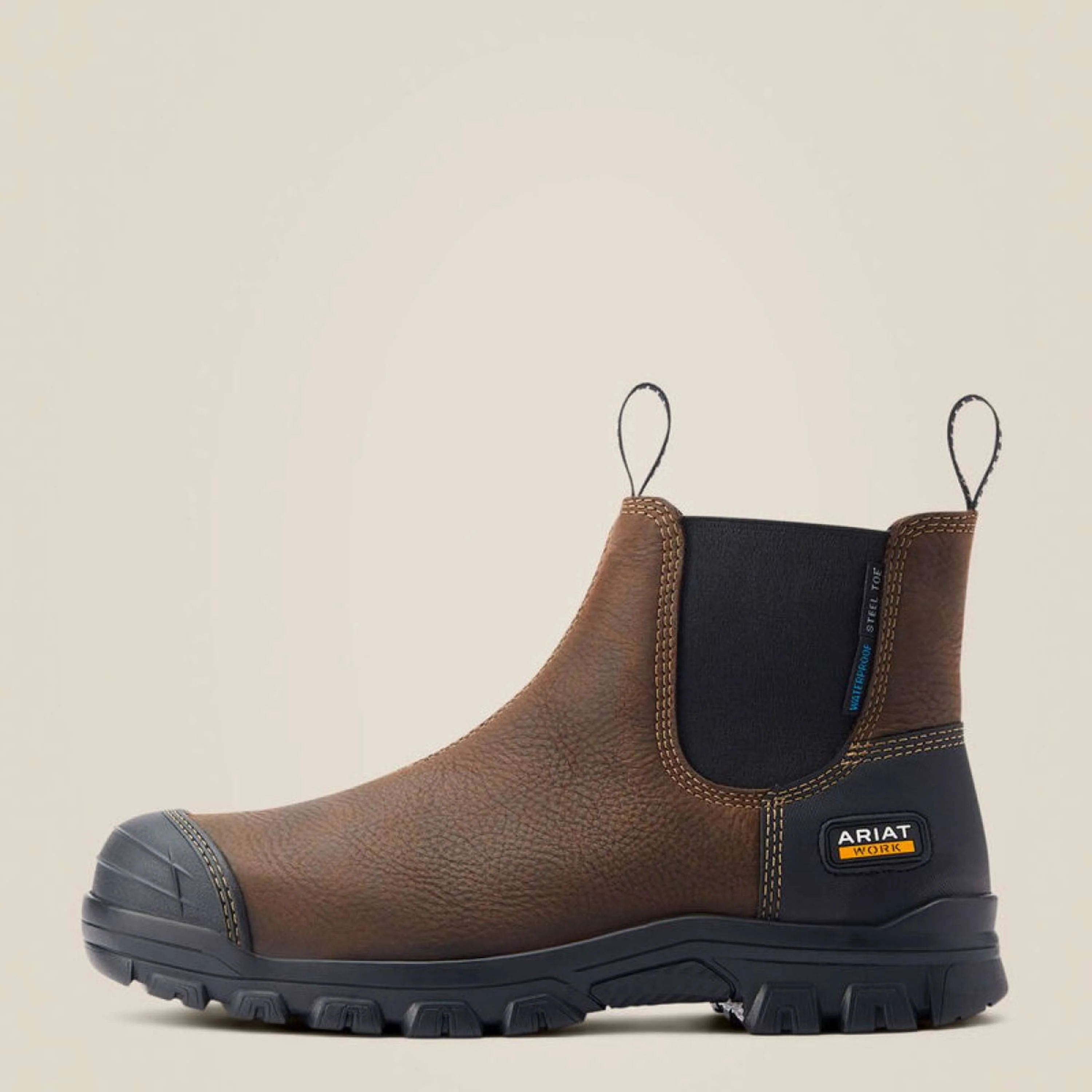 Ariat Stiefeletten Treadfast Chelsea Waterproof Steel Toe Herren Dunkelbraun - Image 2