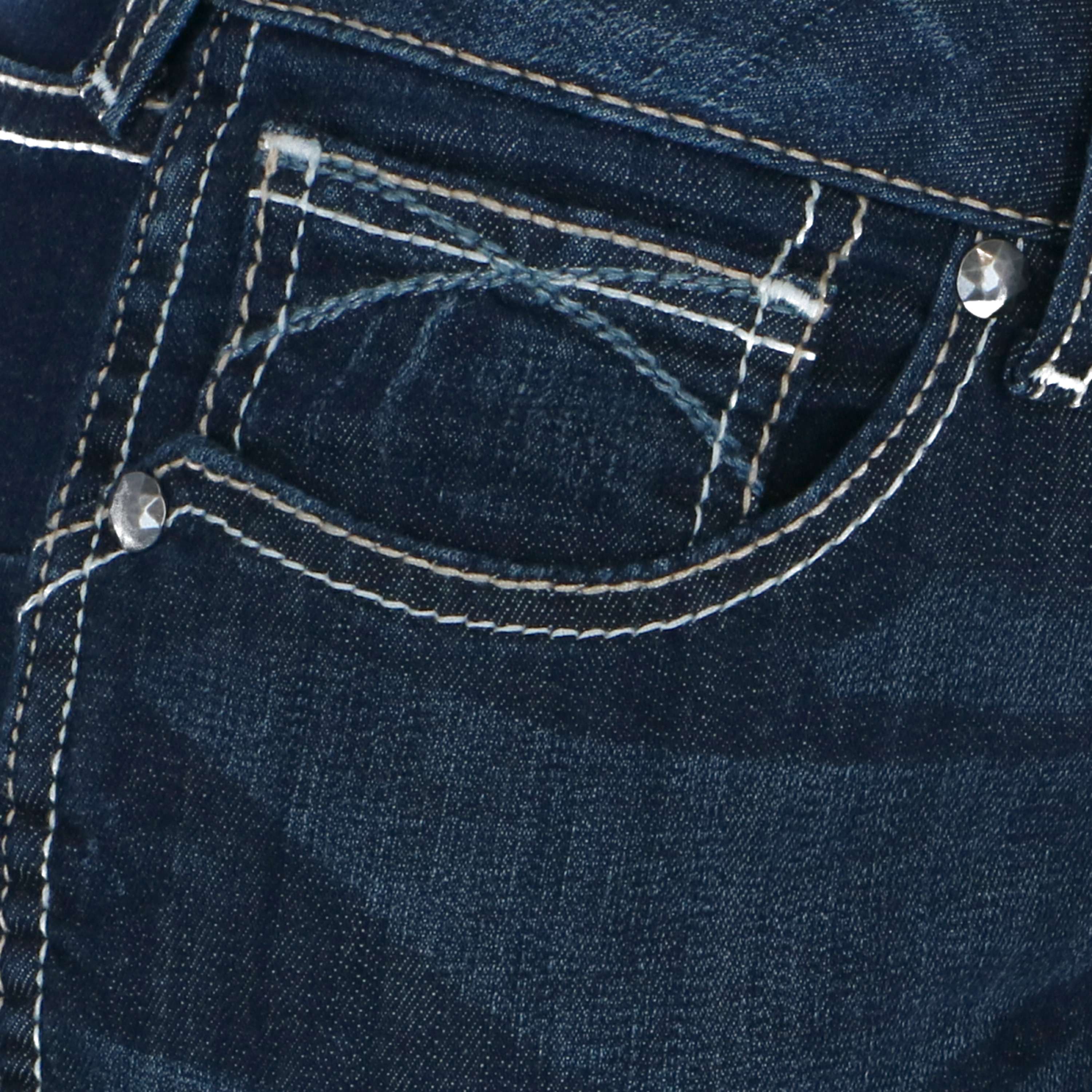 Ariat Western Denim R.E.A.L. Med Rise Skinny Ella Woman's Himmel - Image 6