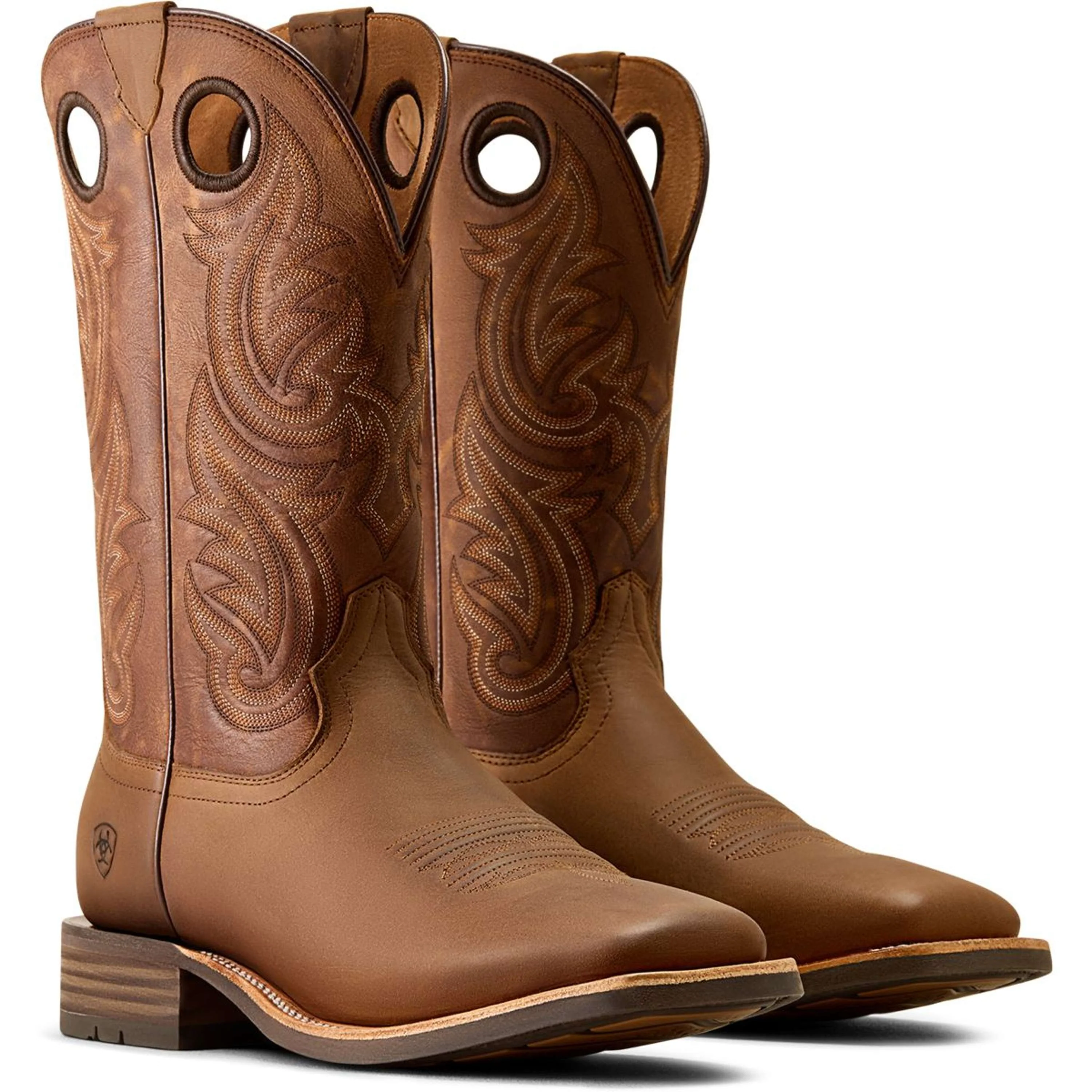 Ariat Westernstiefel Highland Toughstock Herren Distressed Brown/Tack Room Brown - Image 2