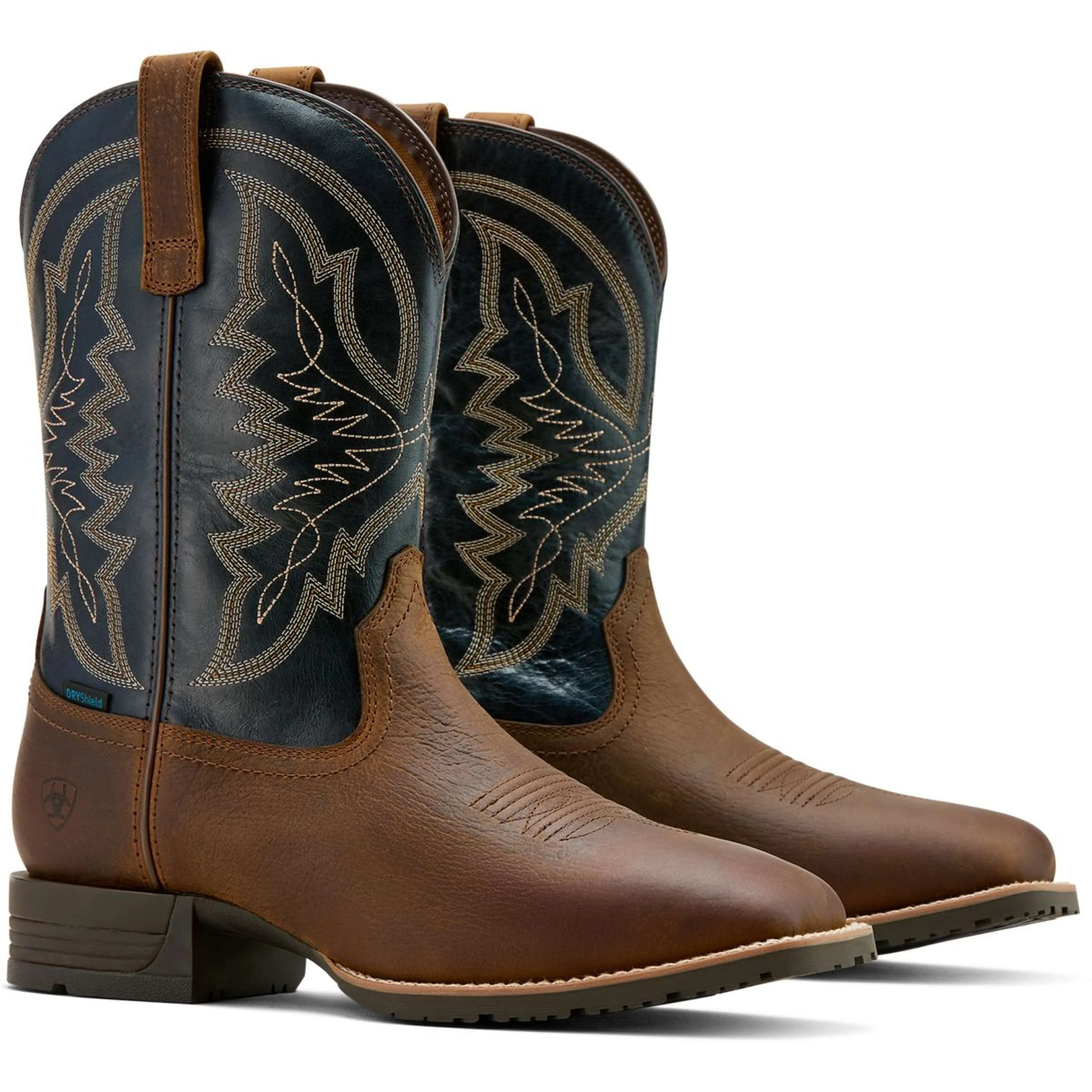 Ariat Westernstiefel Hybrid Ranchwork H2O Herren Tavern Taupe/Dark Denim - Image 4