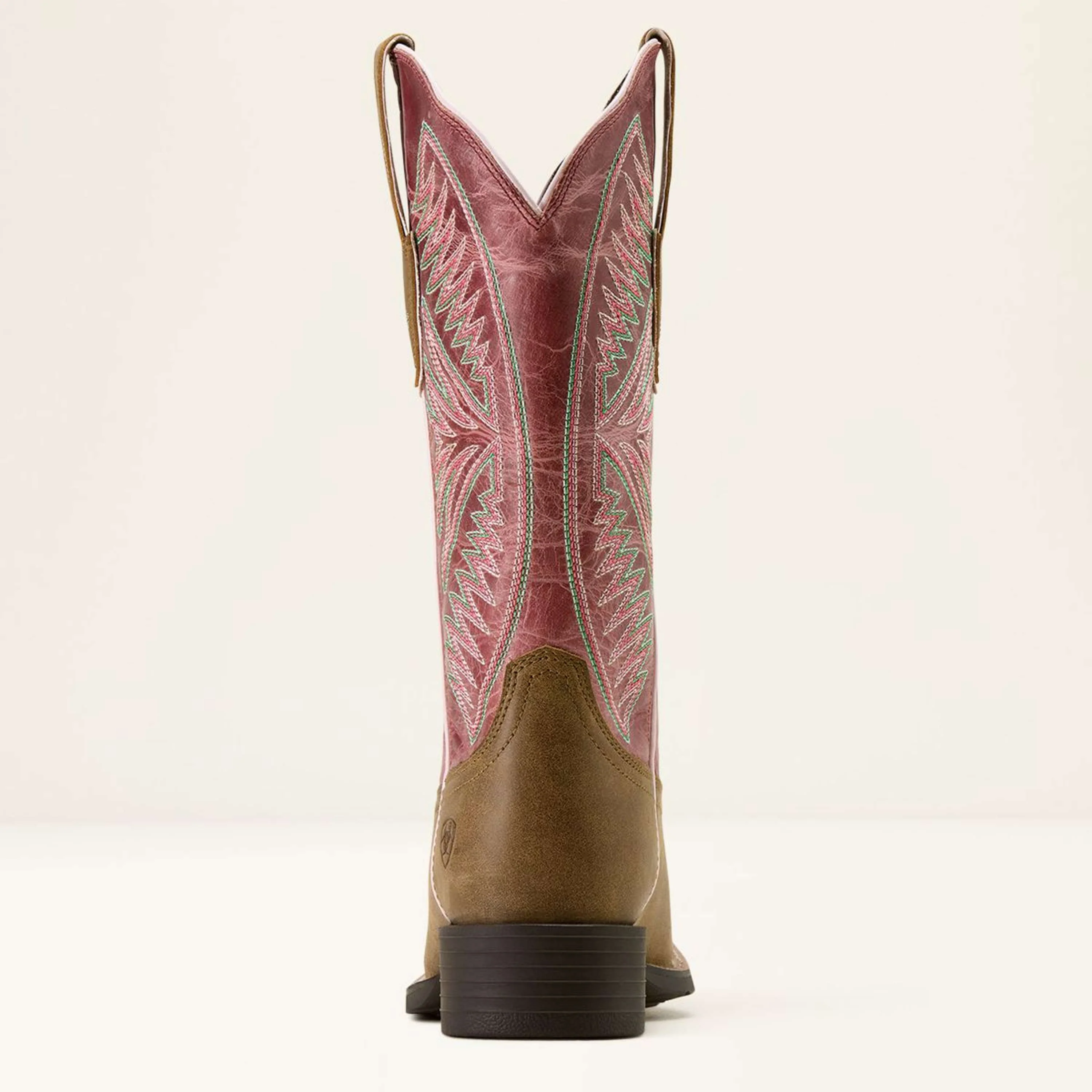 Ariat Westernstiefel Round Up Ruidoso Damen Brown Bomber/Dusty Rose - Image 5