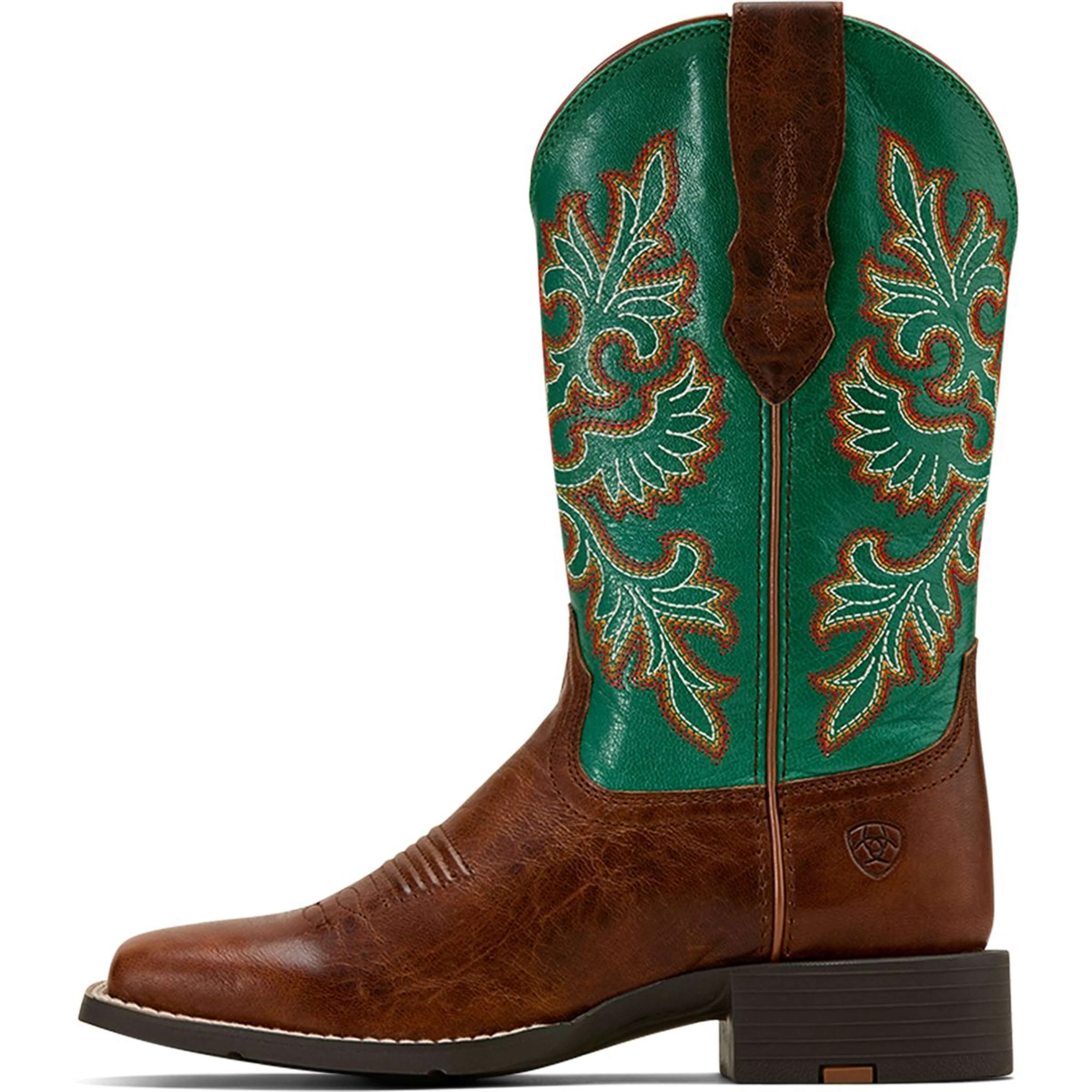 Ariat Westernstiefel Round Up Stretchfit Damen Arizona Brown/Aged Jade - Image 7