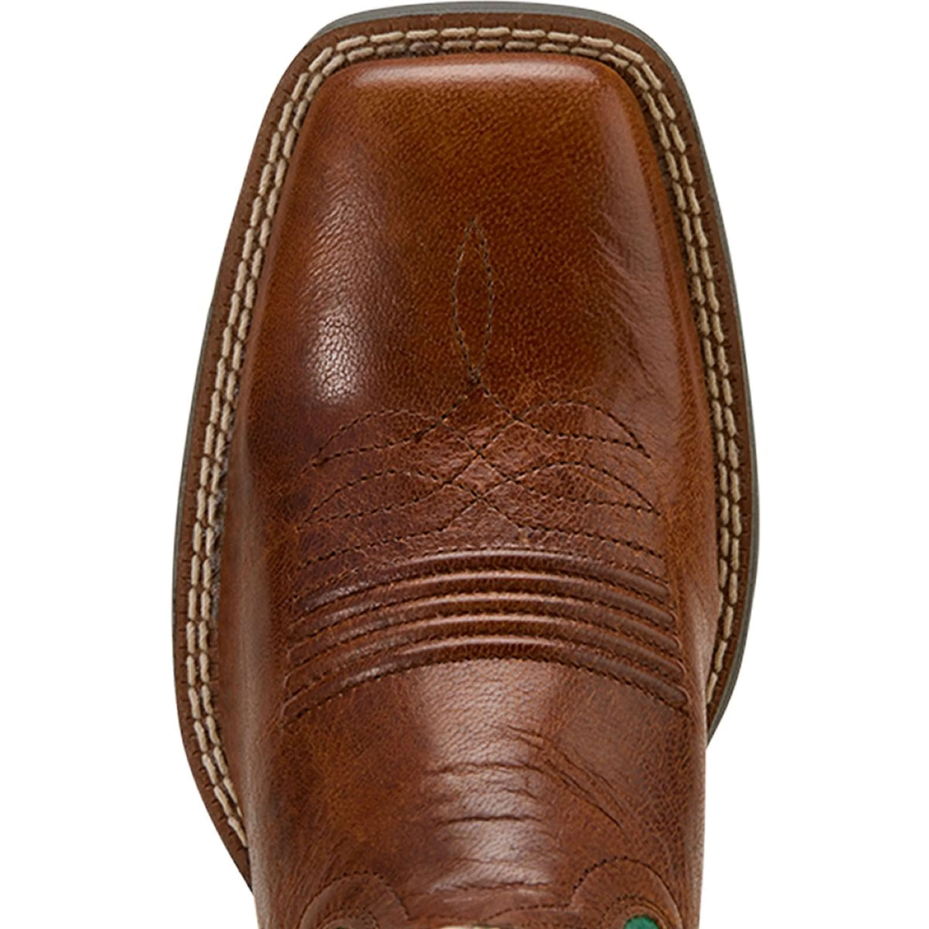 Ariat Westernstiefel Round Up Stretchfit Damen Arizona Brown/Aged Jade - Image 8