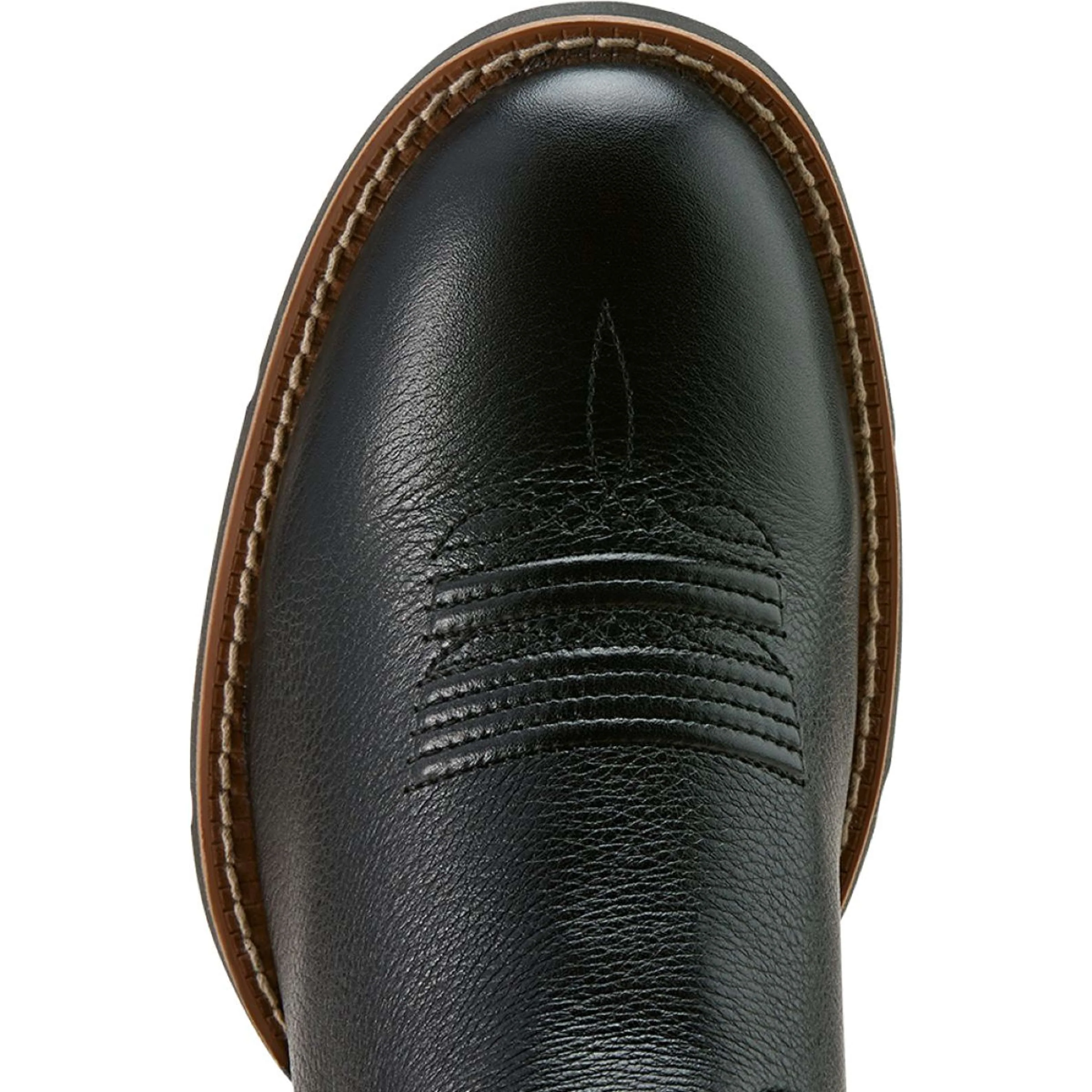 Ariat Westernstiefel Round Up Stretchfit Damen Black Deertan/Garnet Emboss - Image 7