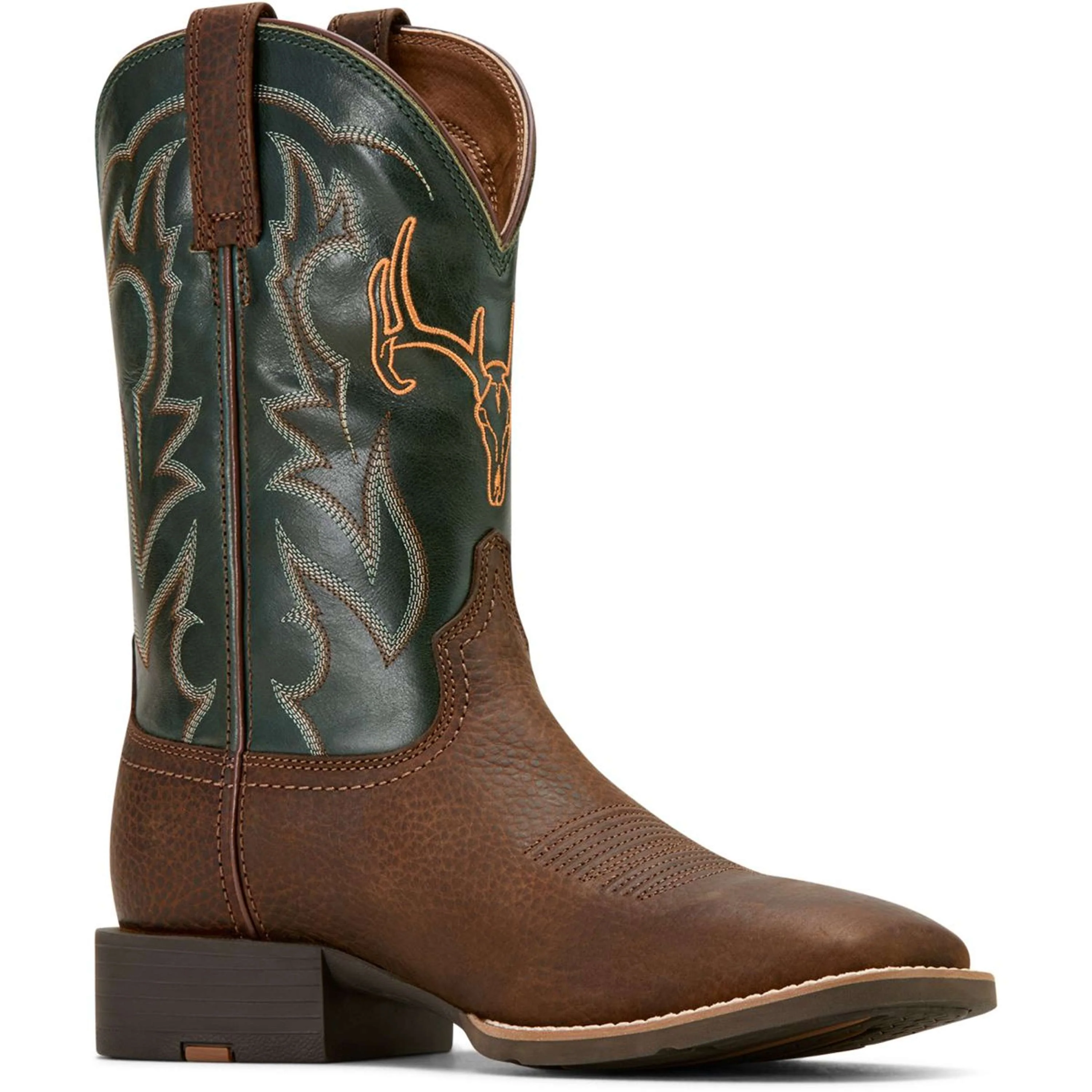 Ariat Westernstiefel Sport Outdoor Herren Brown Oiled/Tack Green - Image 3