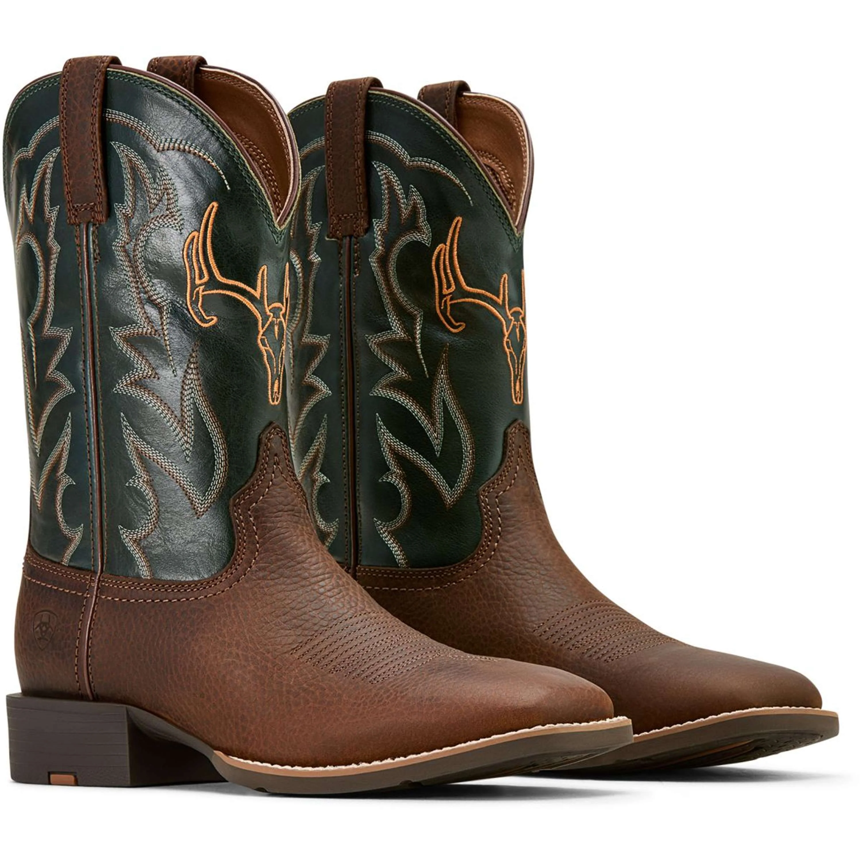 Ariat Westernstiefel Sport Outdoor Herren Brown Oiled/Tack Green - Image 4