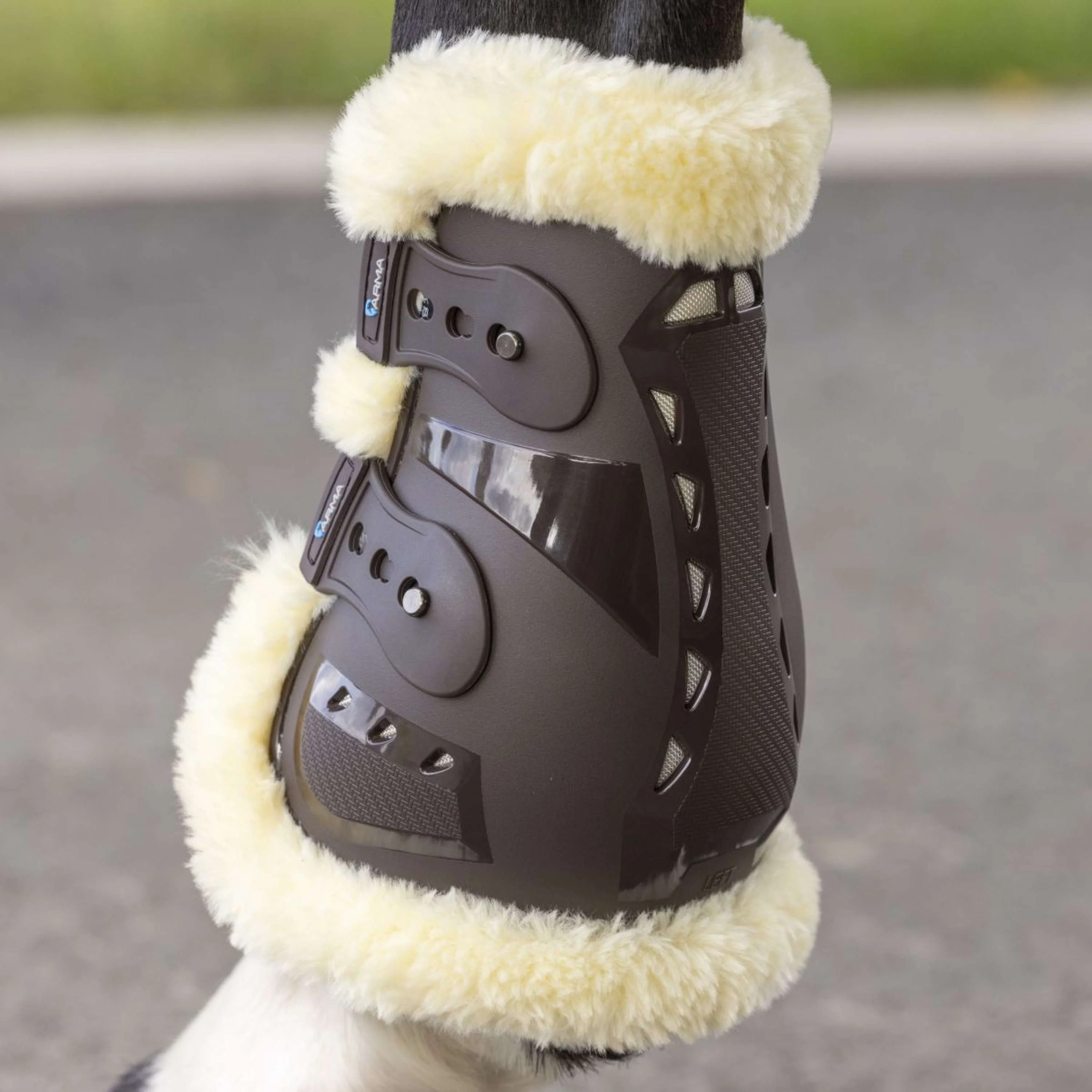 Arma by Shires Fesselkopfgamasche Carbon Pro SupaFleece Braun - Image 4