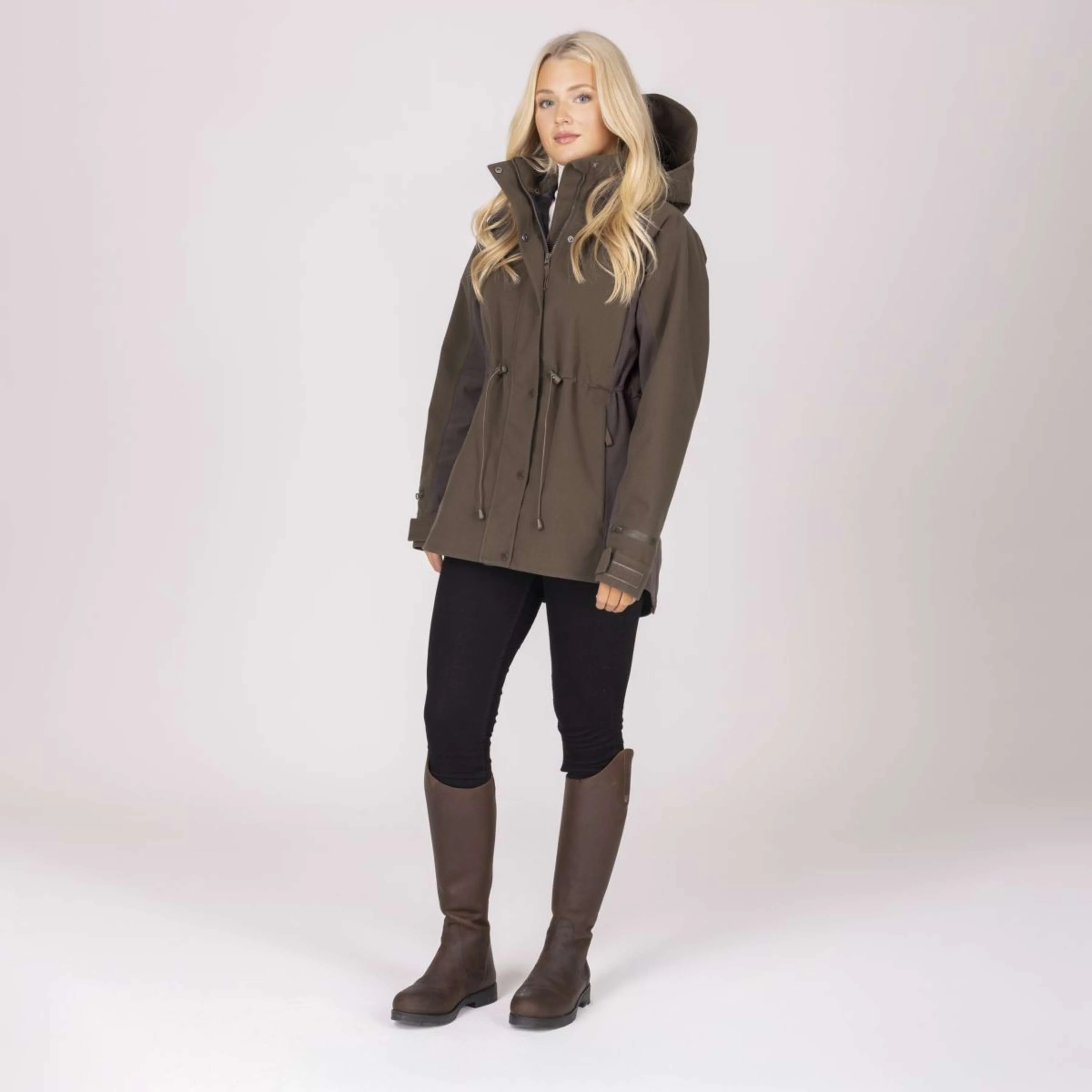 Aubrion by Shires Jacke Heritage Dunkelolive - Image 37