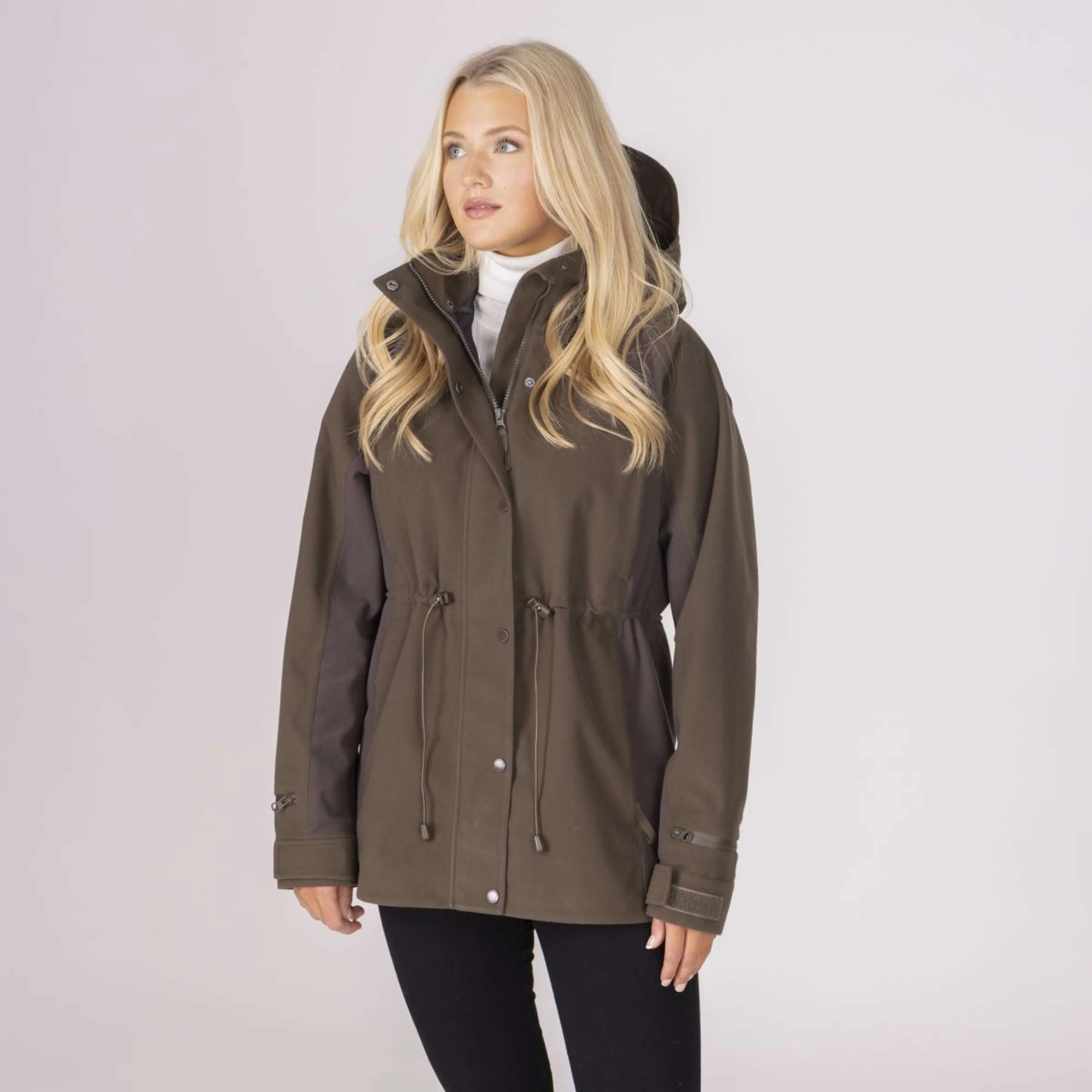 Aubrion by Shires Jacke Heritage Dunkelolive - Image 41