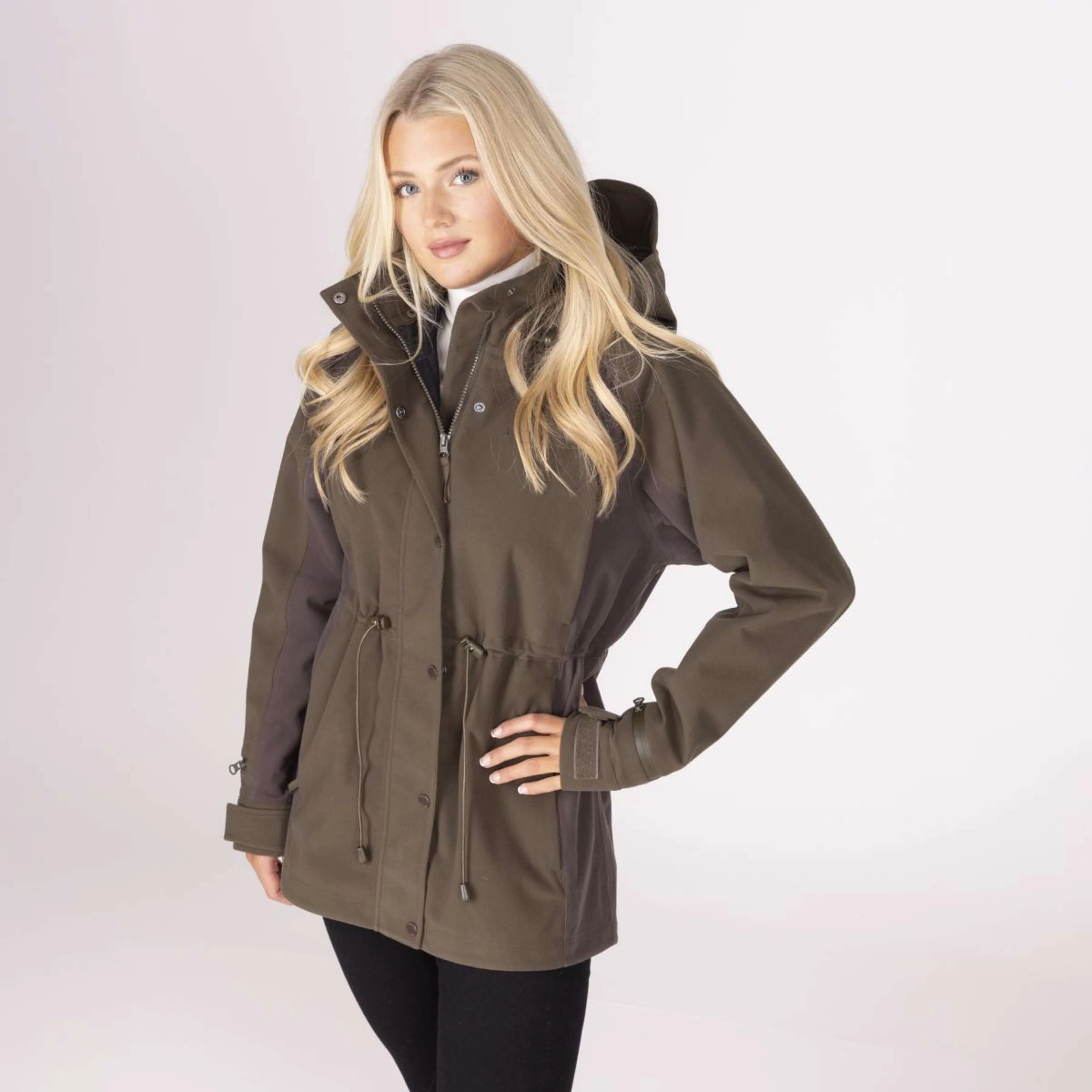Aubrion by Shires Jacke Heritage Dunkelolive - Image 45
