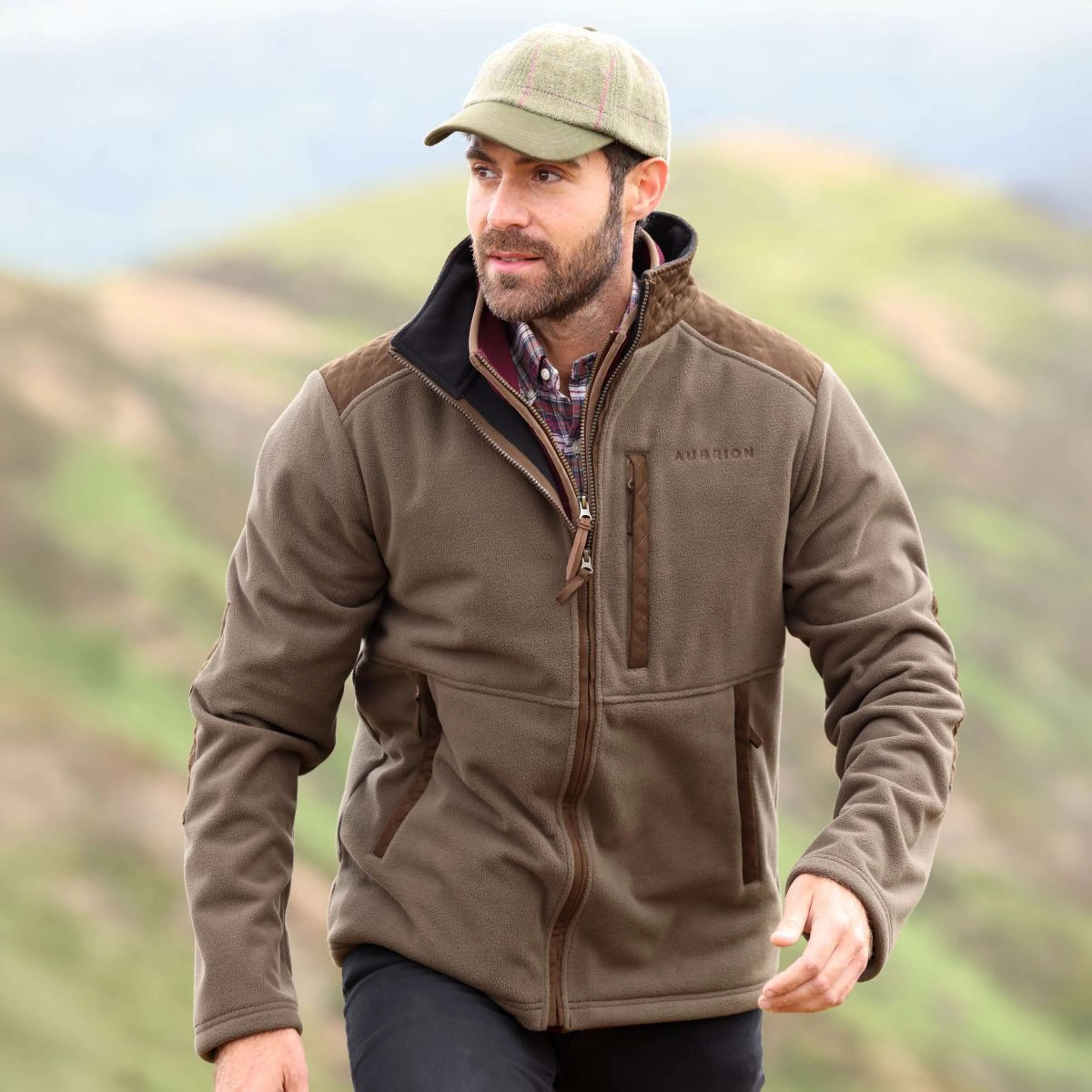 Aubrion by Shires Jacke Heritage Fleece Dunkelolive - Image 21