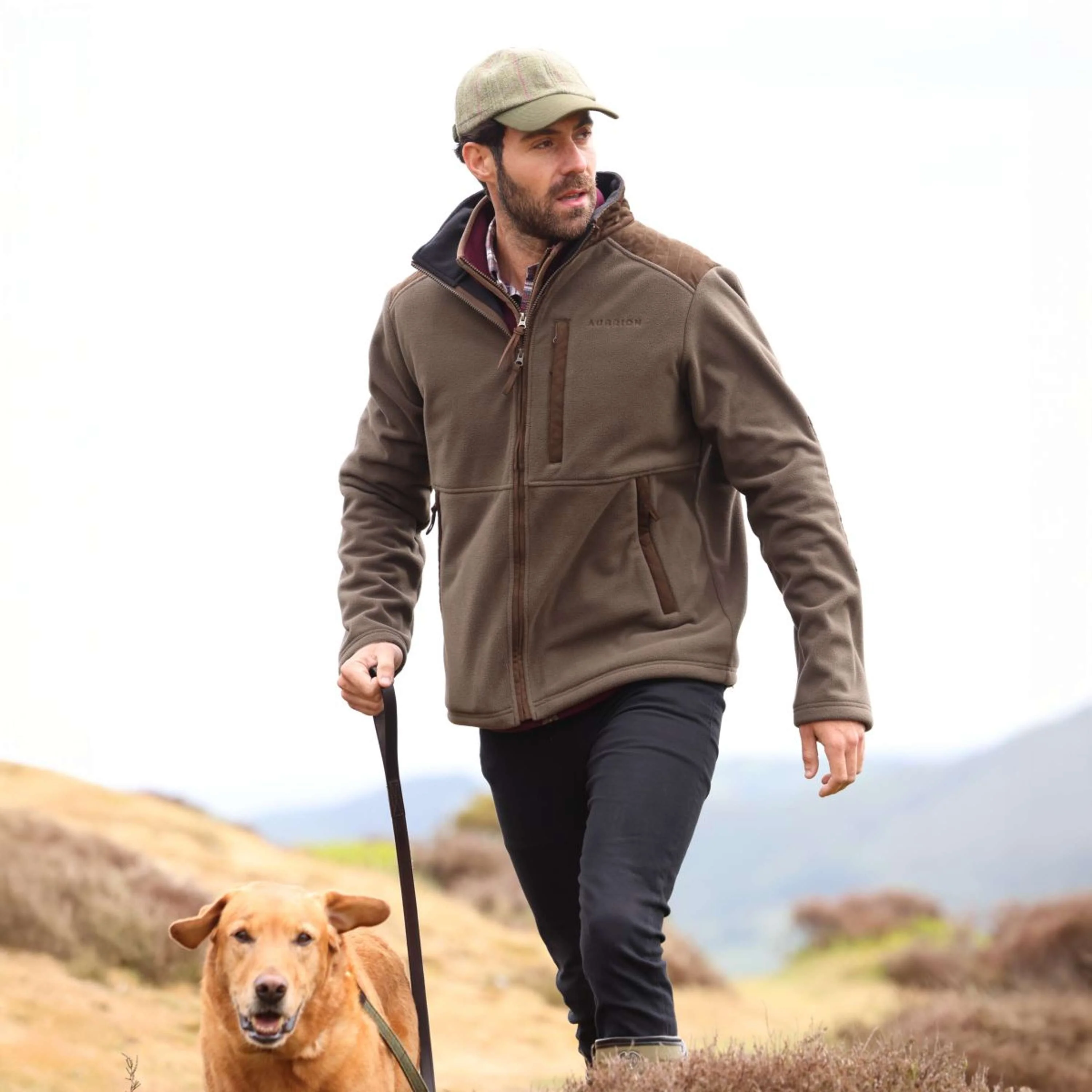 Aubrion by Shires Jacke Heritage Fleece Dunkelolive - Image 22