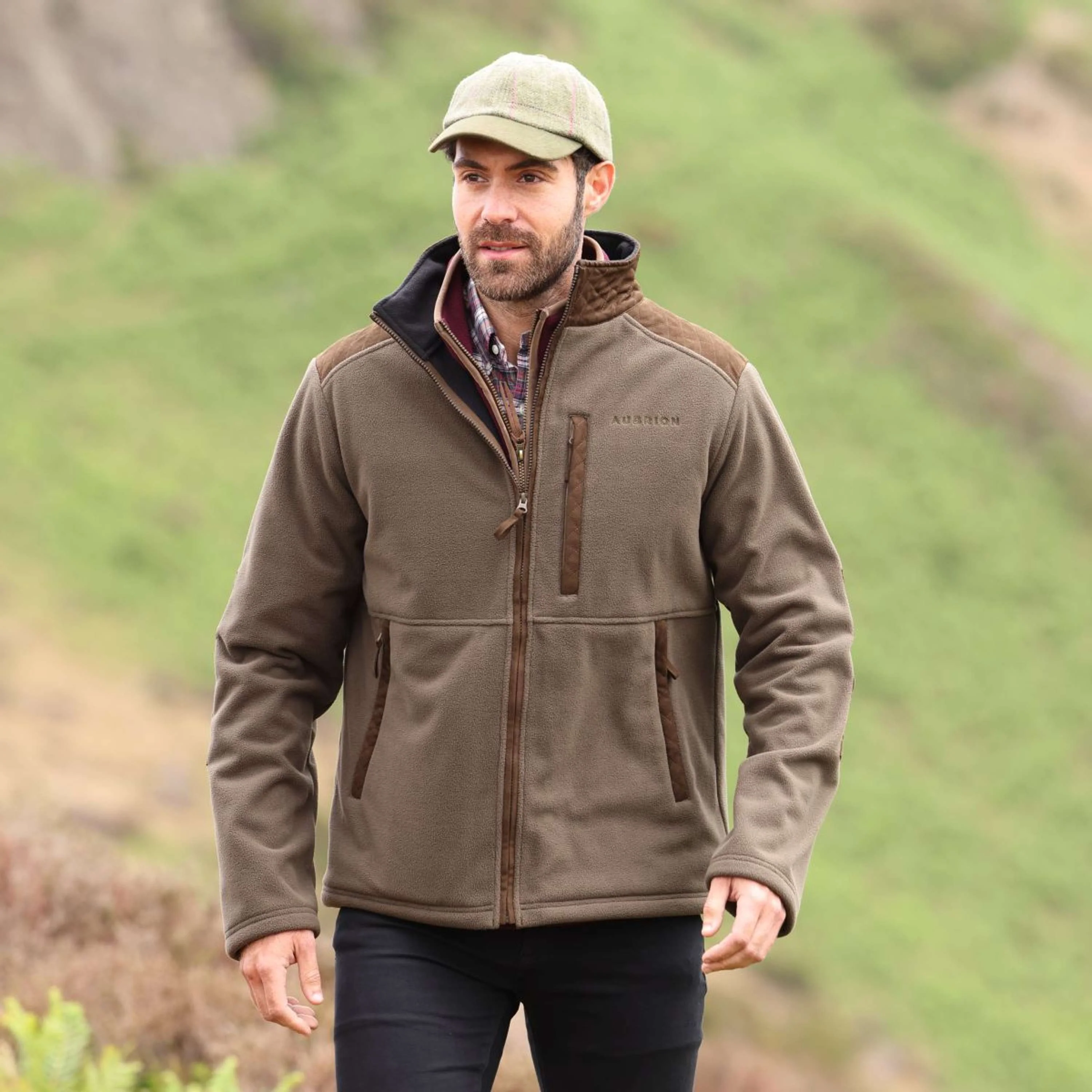 Aubrion by Shires Jacke Heritage Fleece Dunkelolive - Image 23