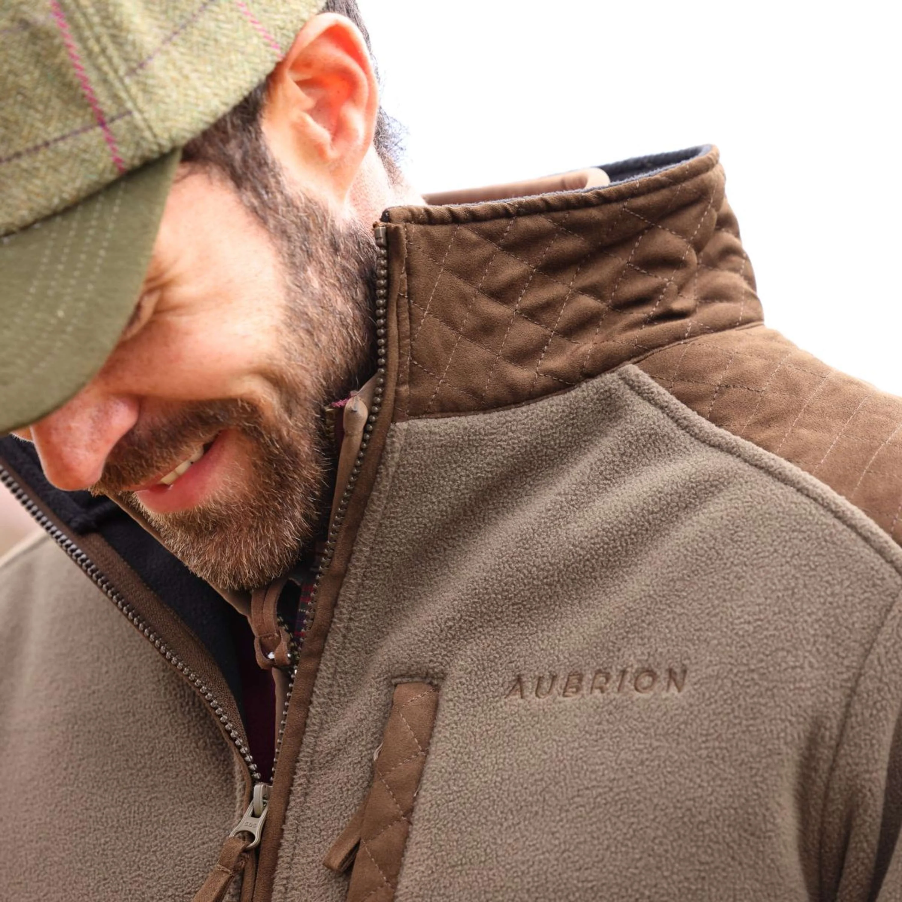 Aubrion by Shires Jacke Heritage Fleece Dunkelolive - Image 26