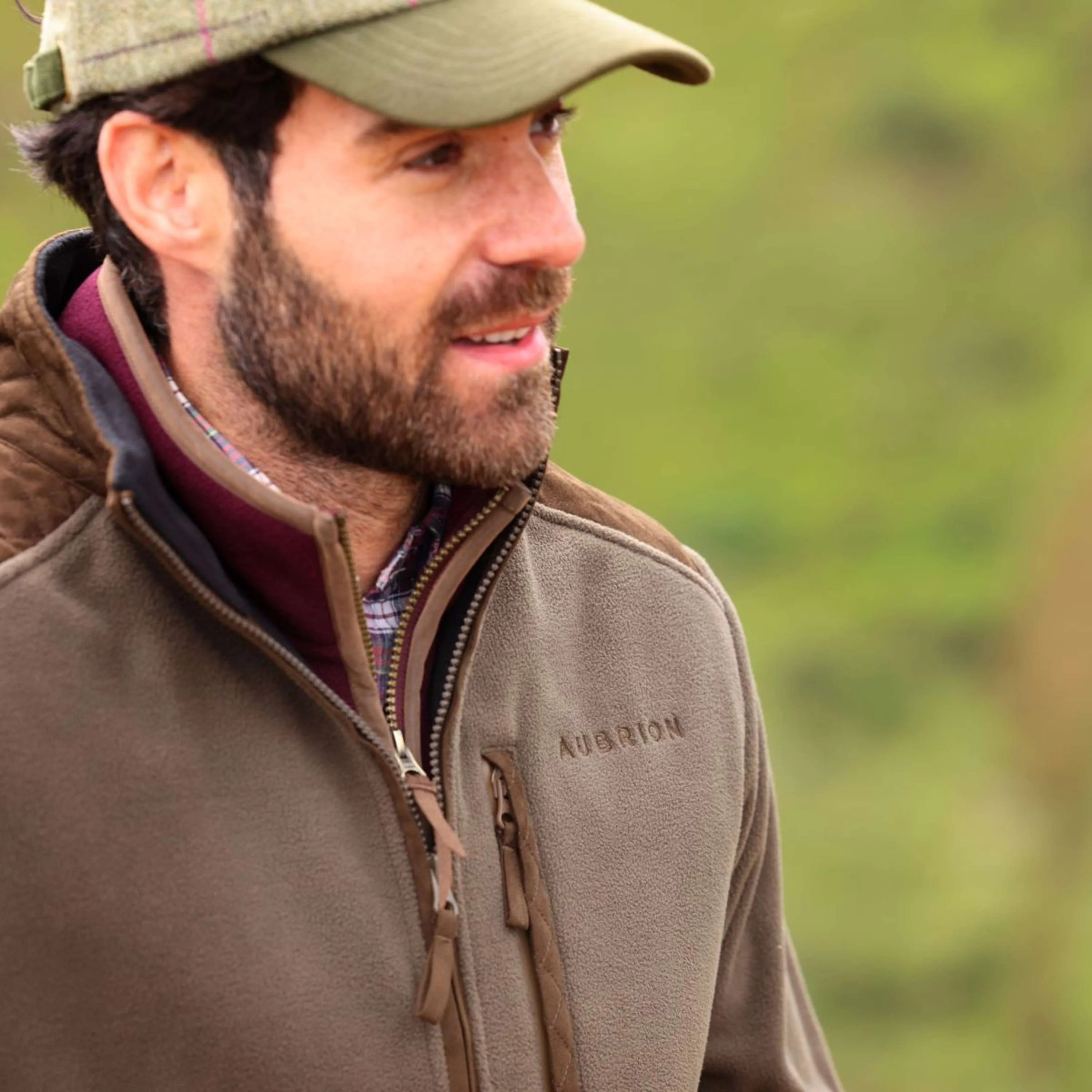 Aubrion by Shires Jacke Heritage Fleece Dunkelolive - Image 29