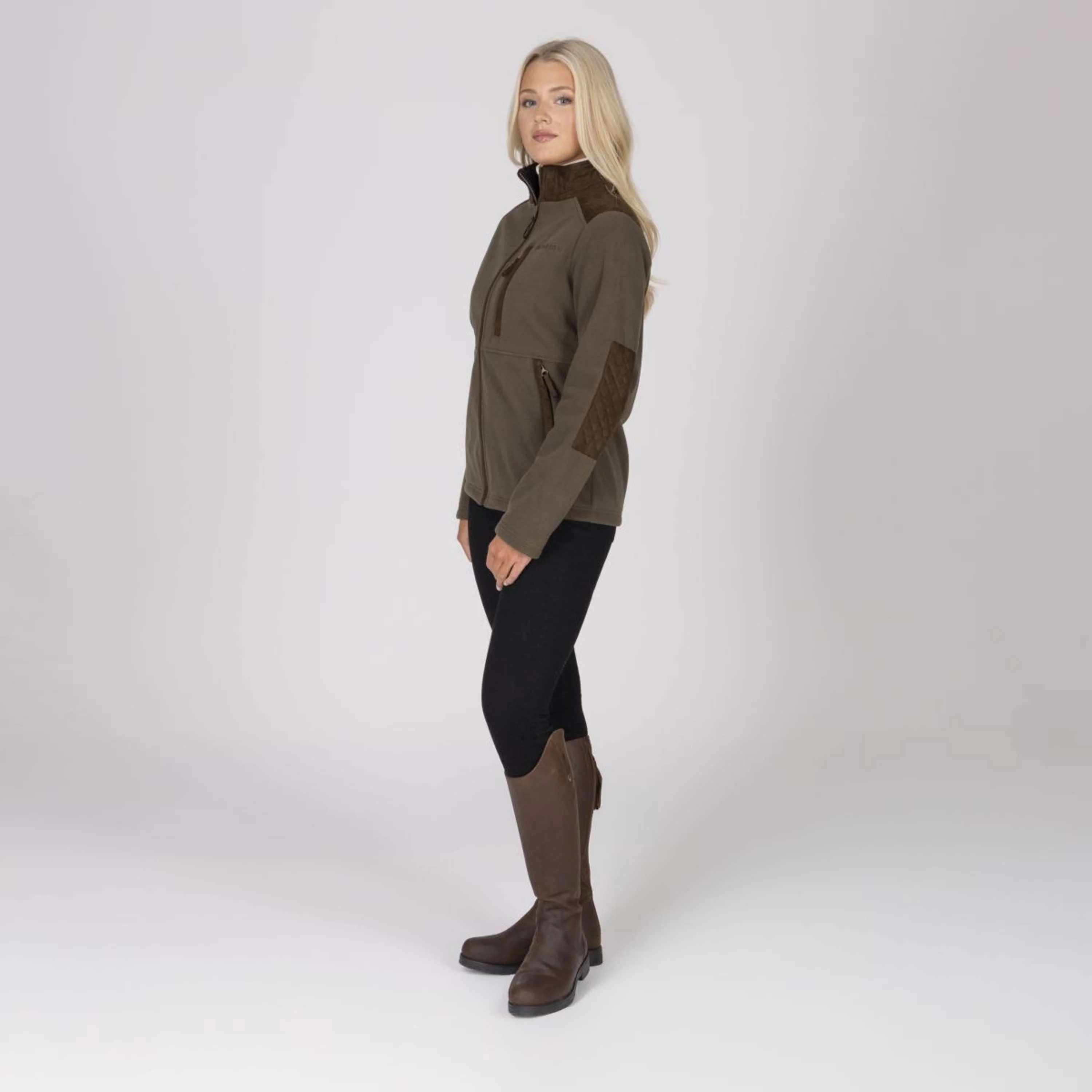 Aubrion by Shires Jacke Heritage Fleece Dunkelolive - Image 52
