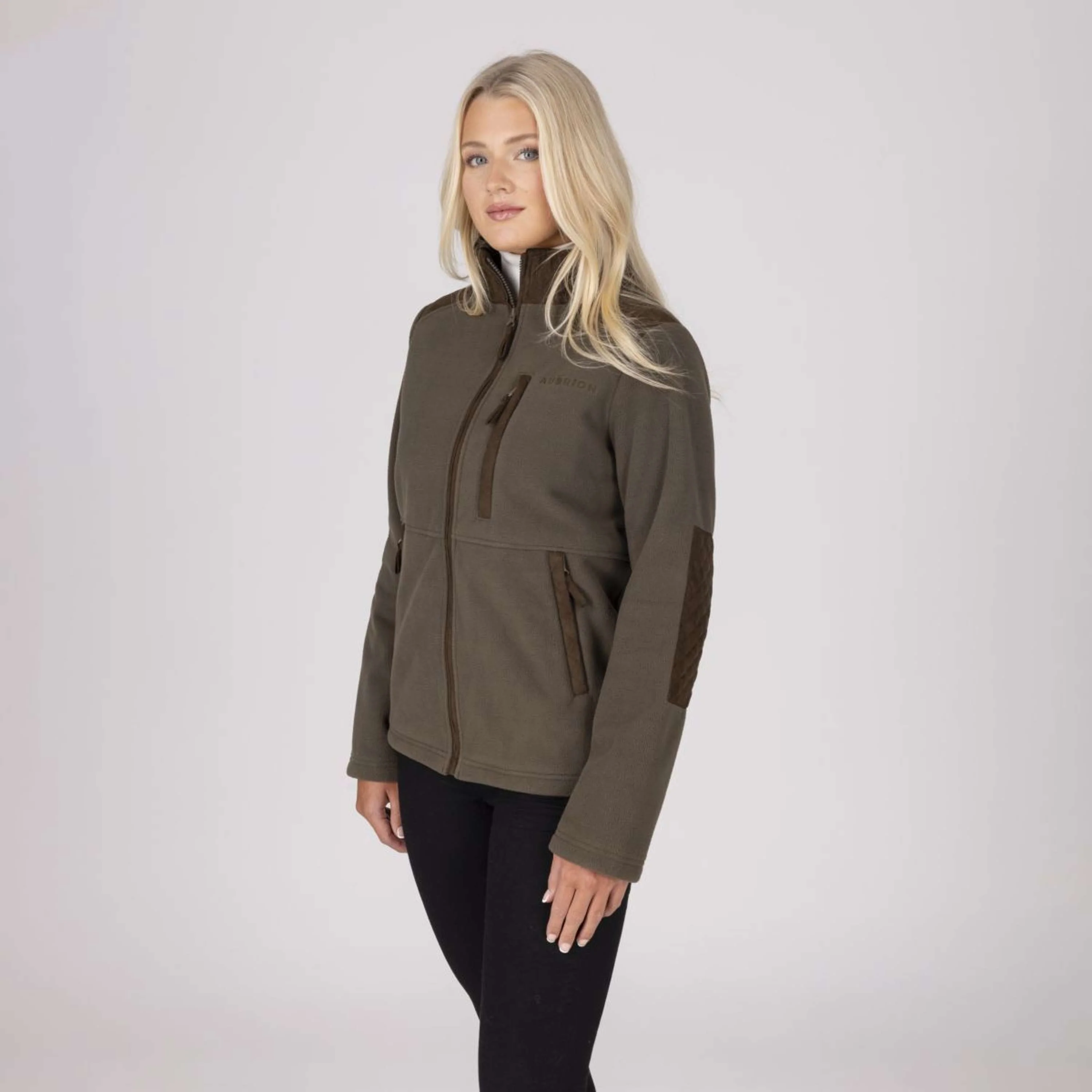 Aubrion by Shires Jacke Heritage Fleece Dunkelolive - Image 54