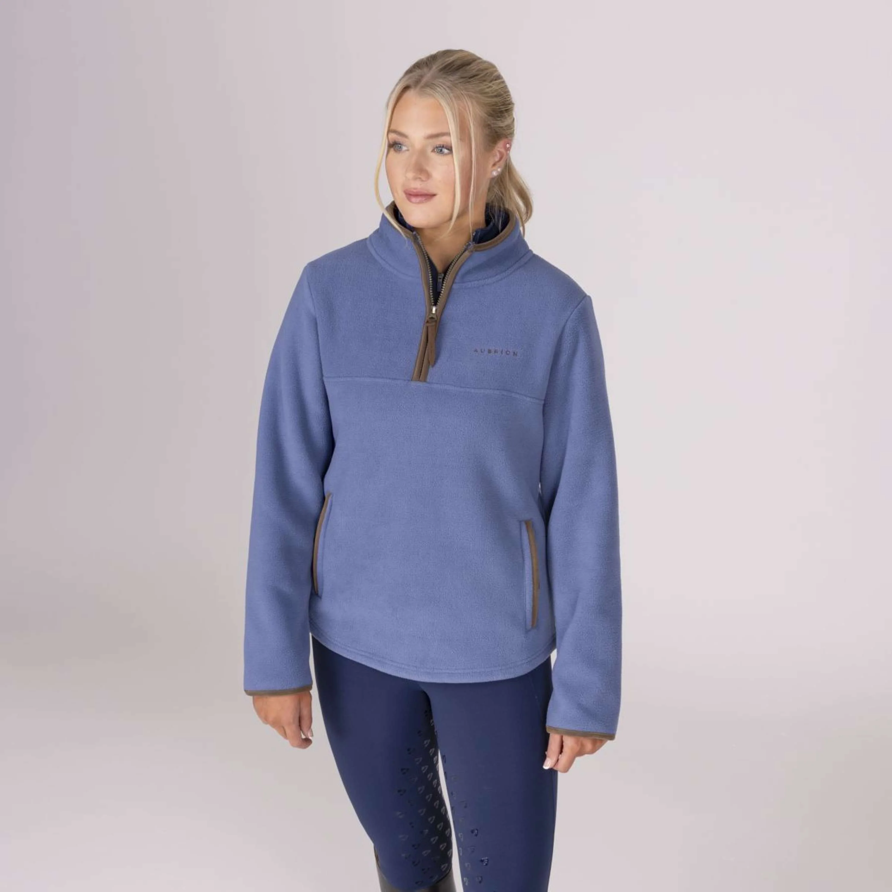Aubrion by Shires Pullover Original Fleece Blau - Image 18
