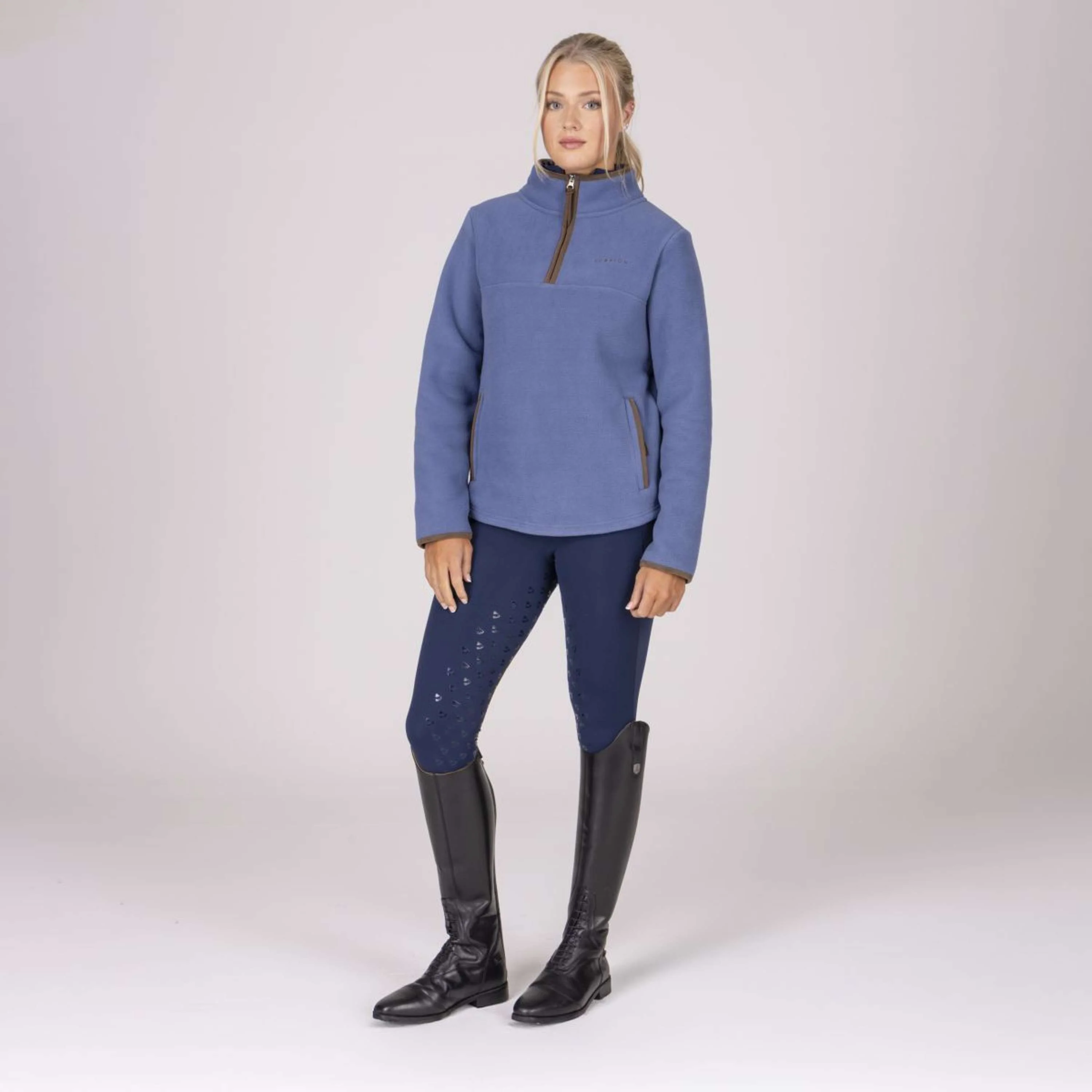 Aubrion by Shires Pullover Original Fleece Blau - Image 22